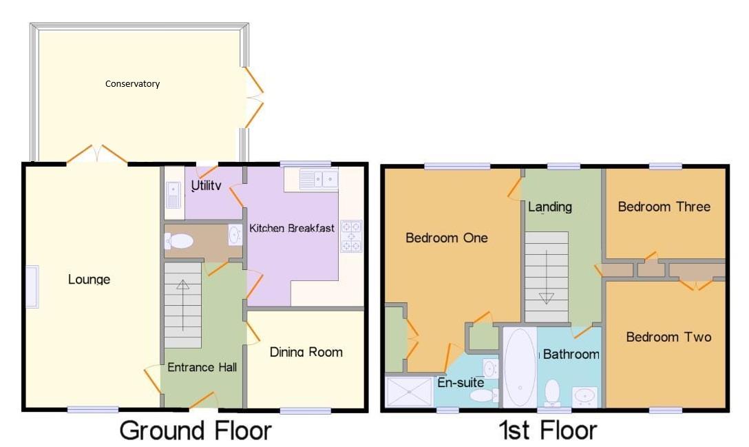 Floorplan for Downham View, Dursley