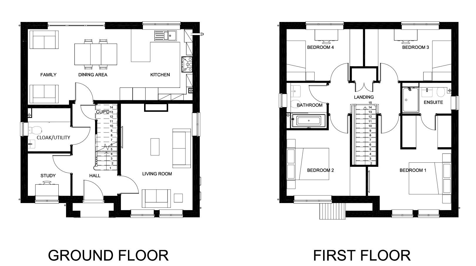 Floorplan for Little Elms, Cam