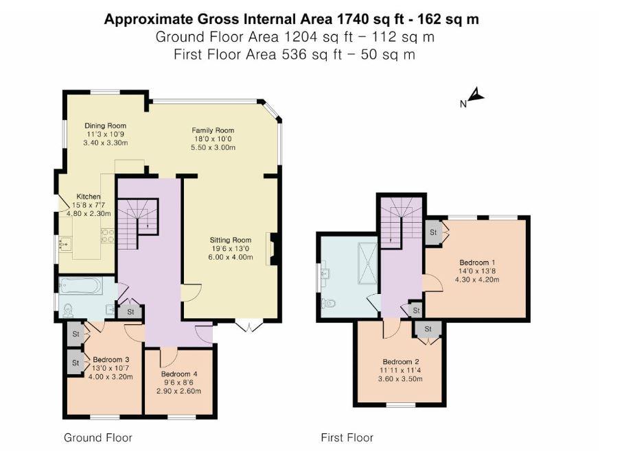 Floorplan for Bristol Road, Cambridge