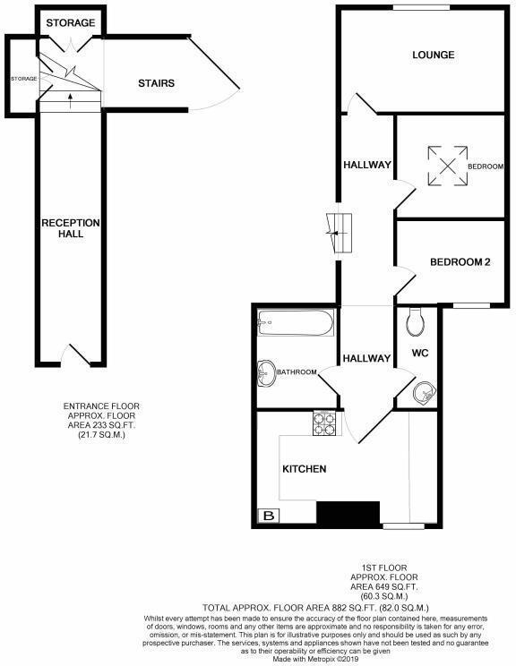 Floorplan for High Street, Wotton-Under-Edge