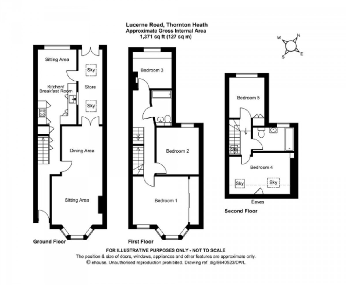 Floorplan for Lucerne Road, Thornton Heath, CR7