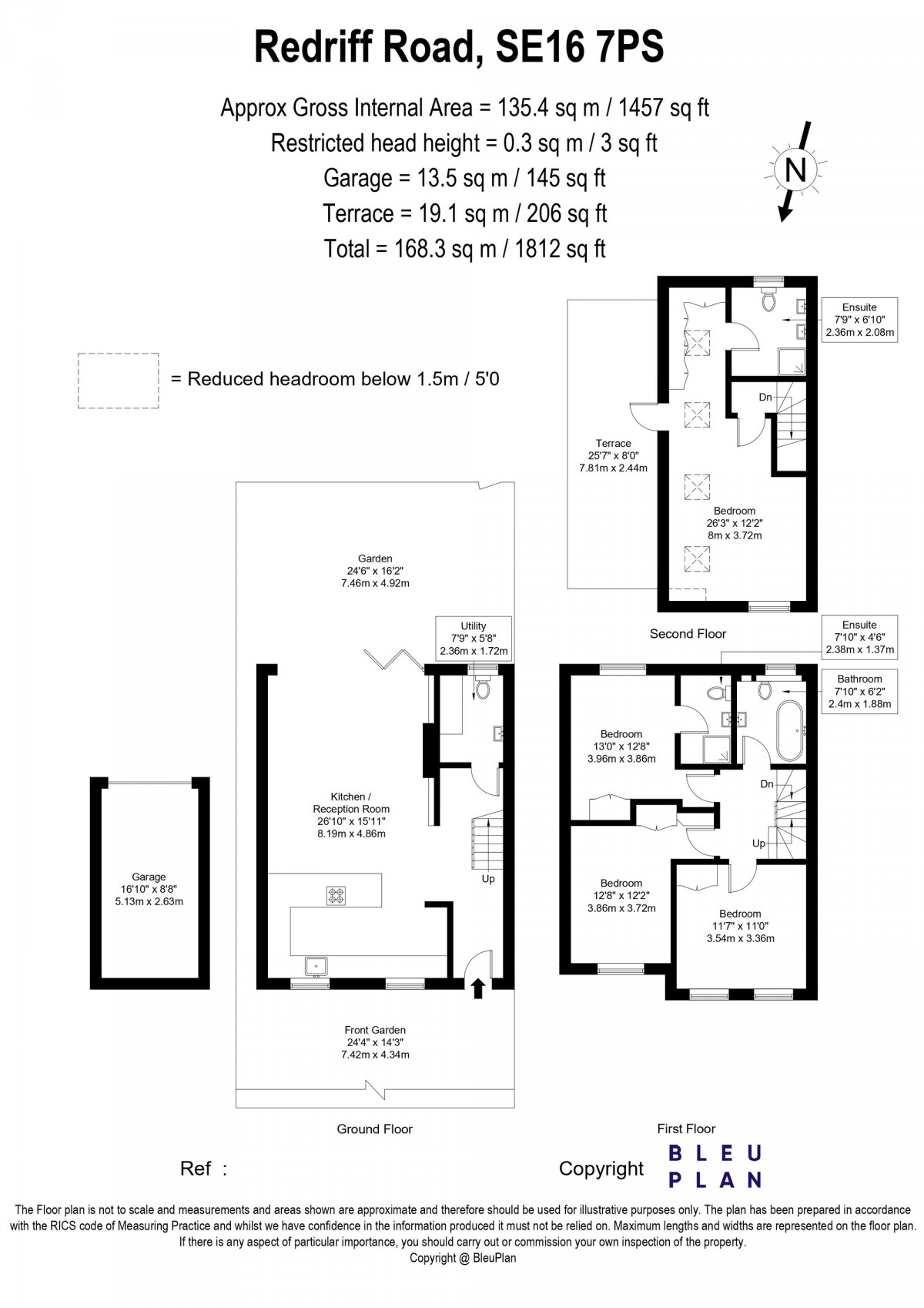 Floorplan for Redriff Road, London, SE16