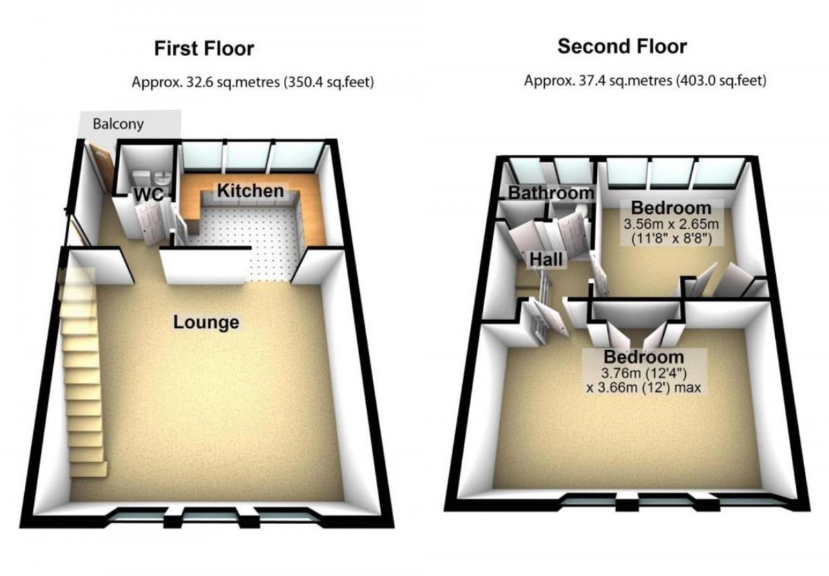 Floorplan for Carters Hill Close, London, SE9
