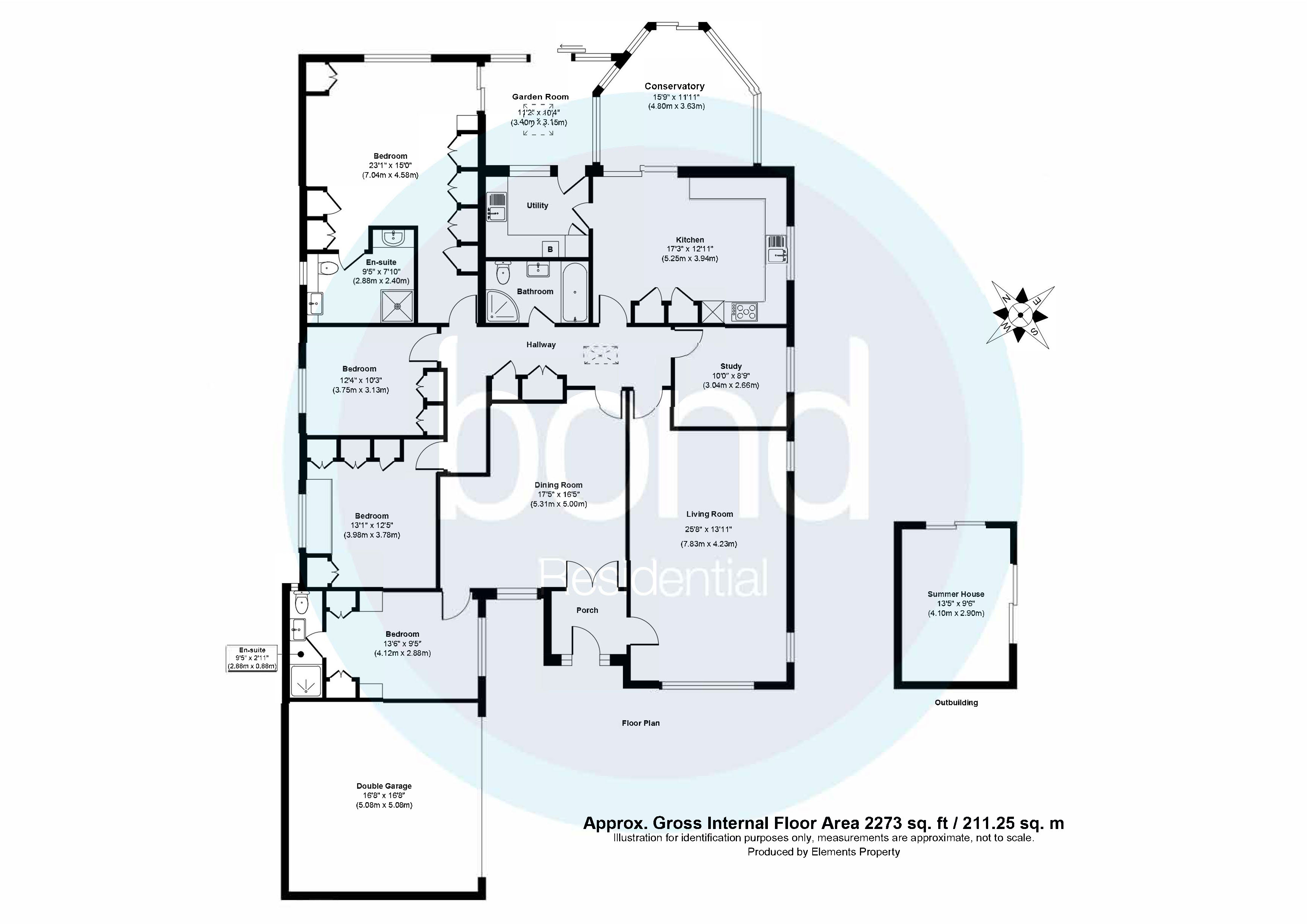 Floorplan for Little Baddow, Chelmsford, Essex