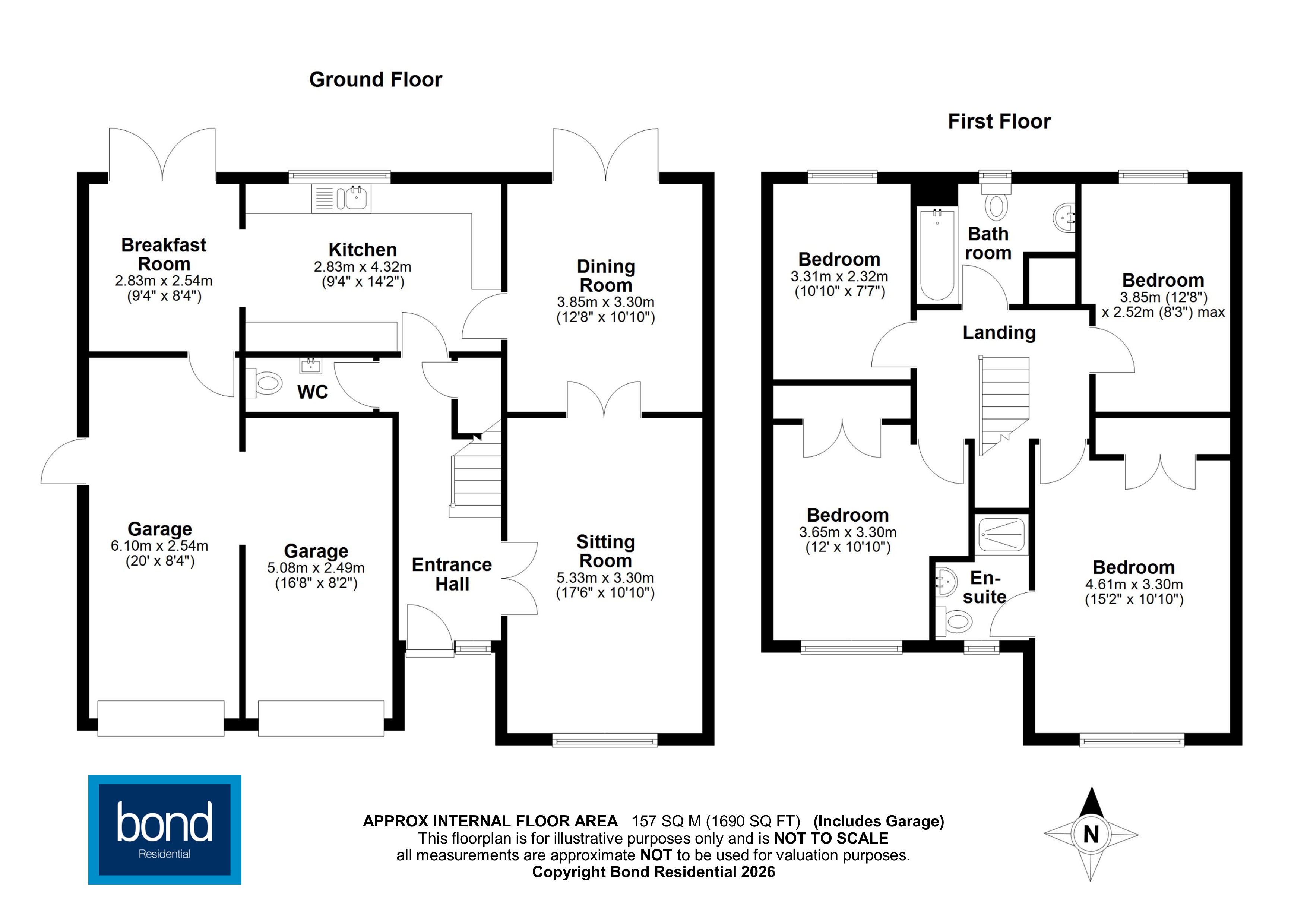 Floorplan for Galleywood, Chelmsford, Essex