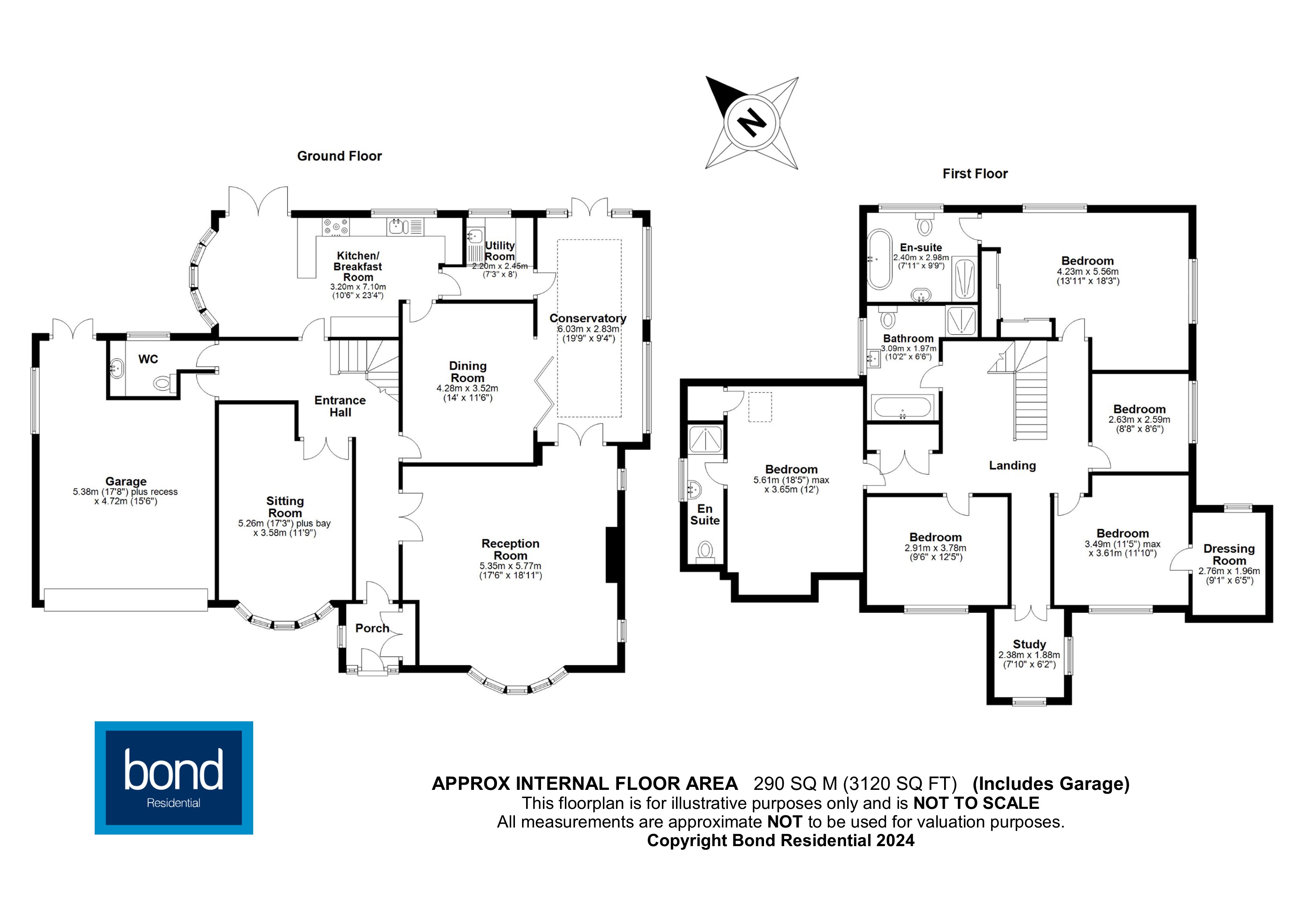 Floorplan for Galleywood, Chelmsford, Essex