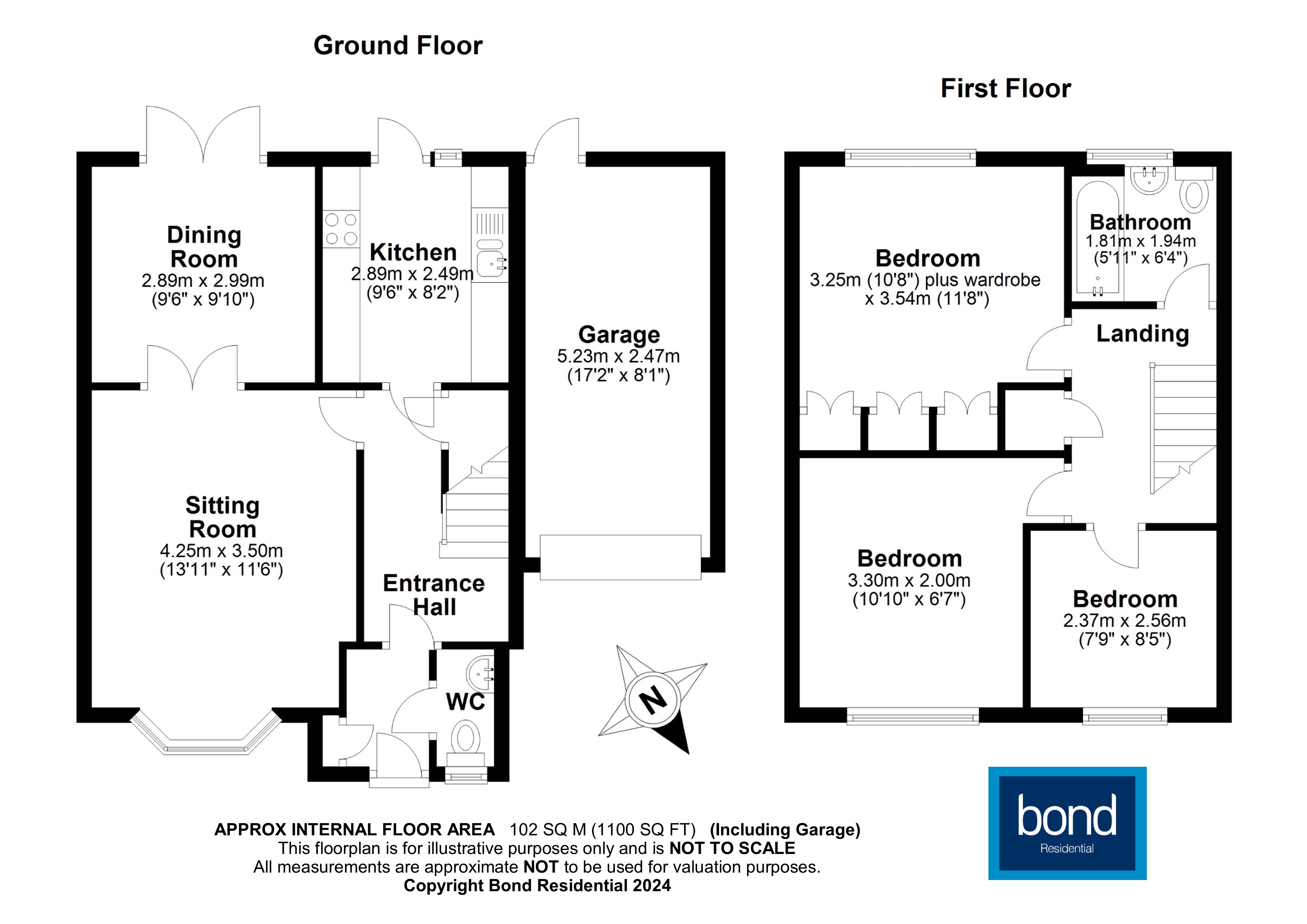 Floorplan for Newlands Spring, Chelmsford, Essex