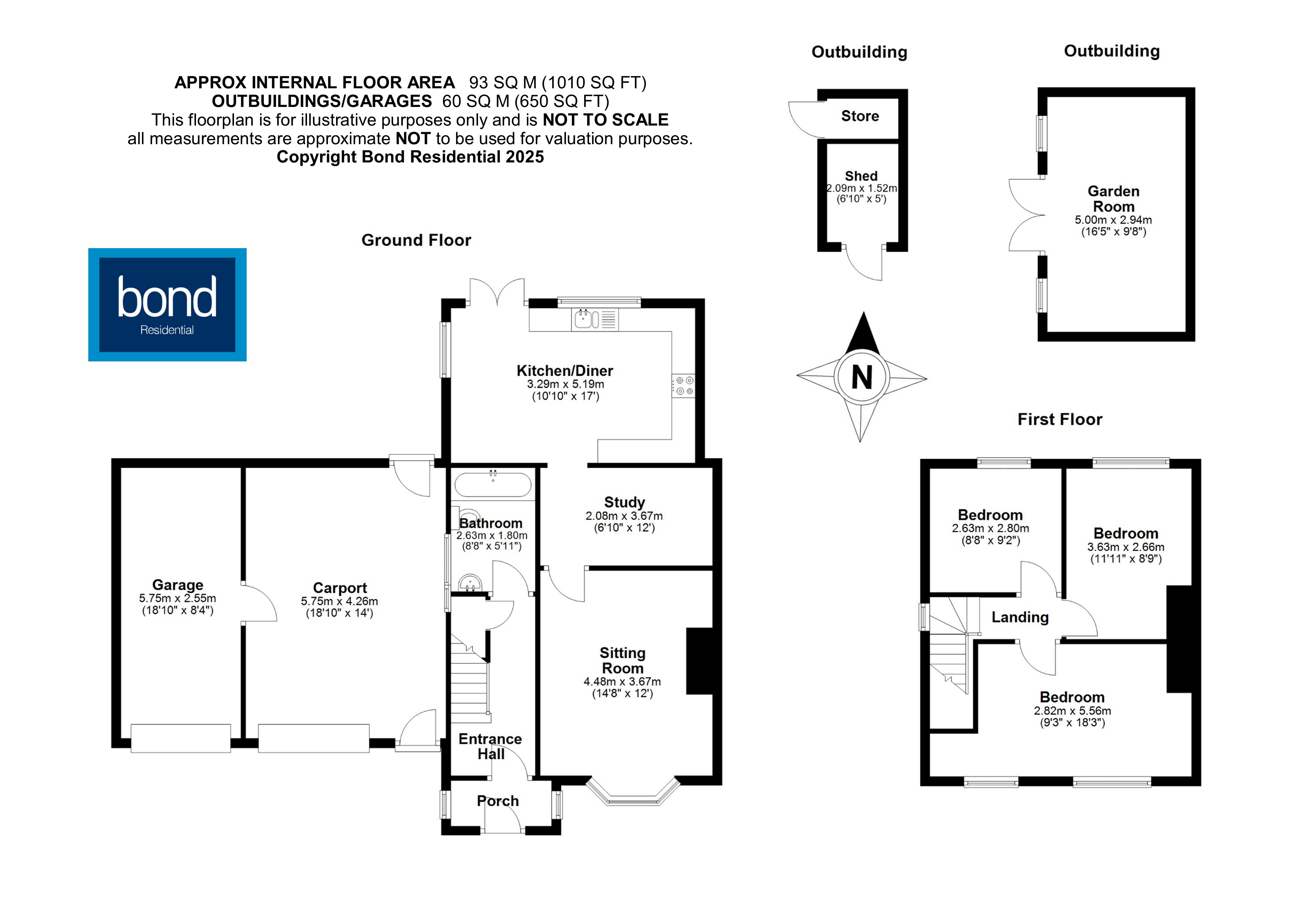 Floorplan for Bicknacre, Chelmsford, Essex