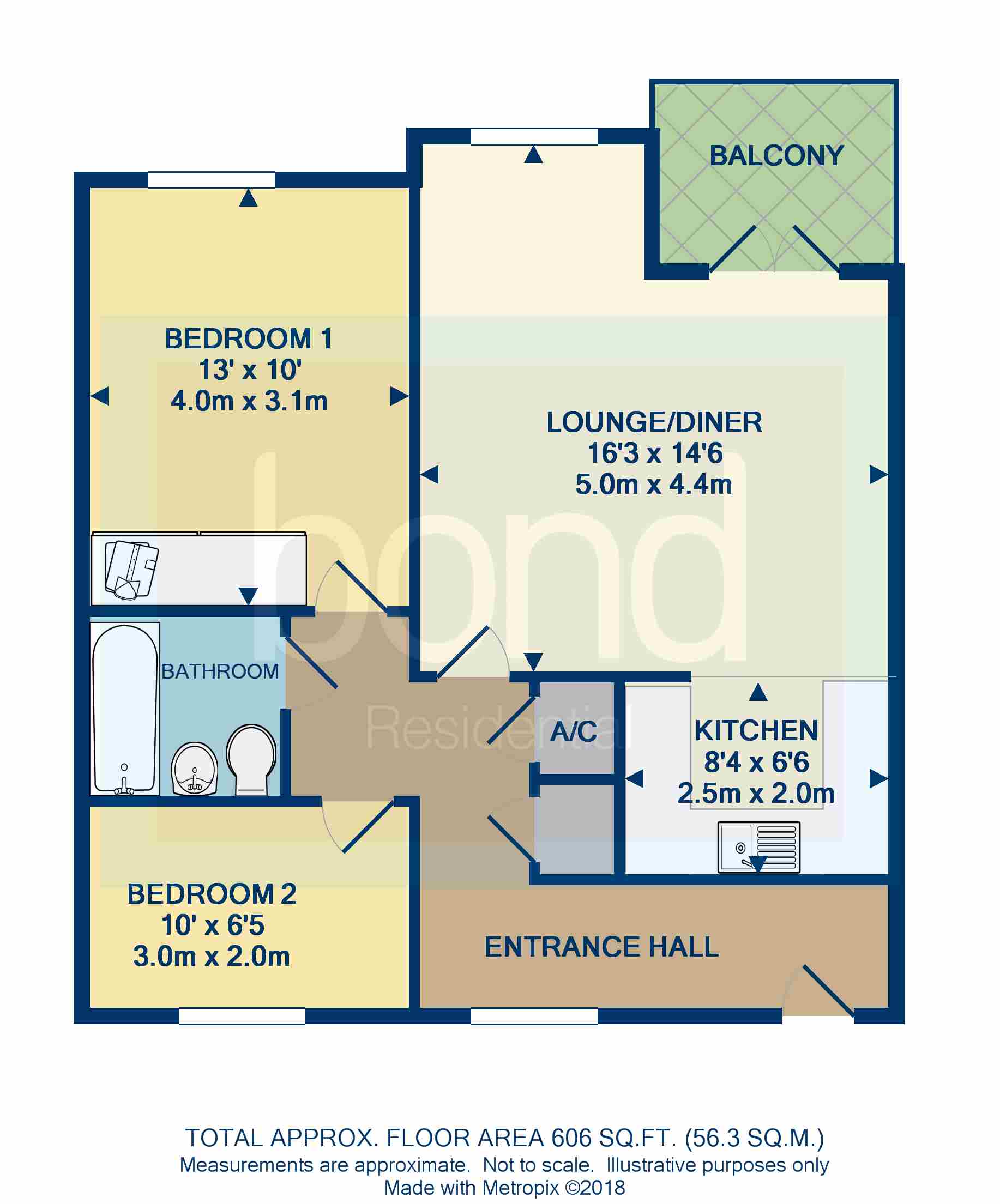 Floorplan for Lockside Marina, Chelmsford