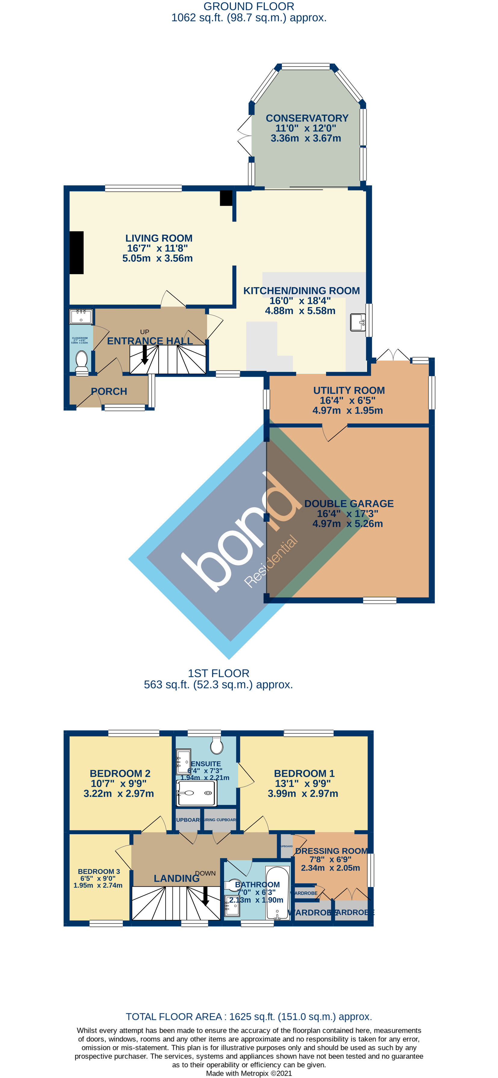 Floorplan for Little Fields, Danbury, Essex