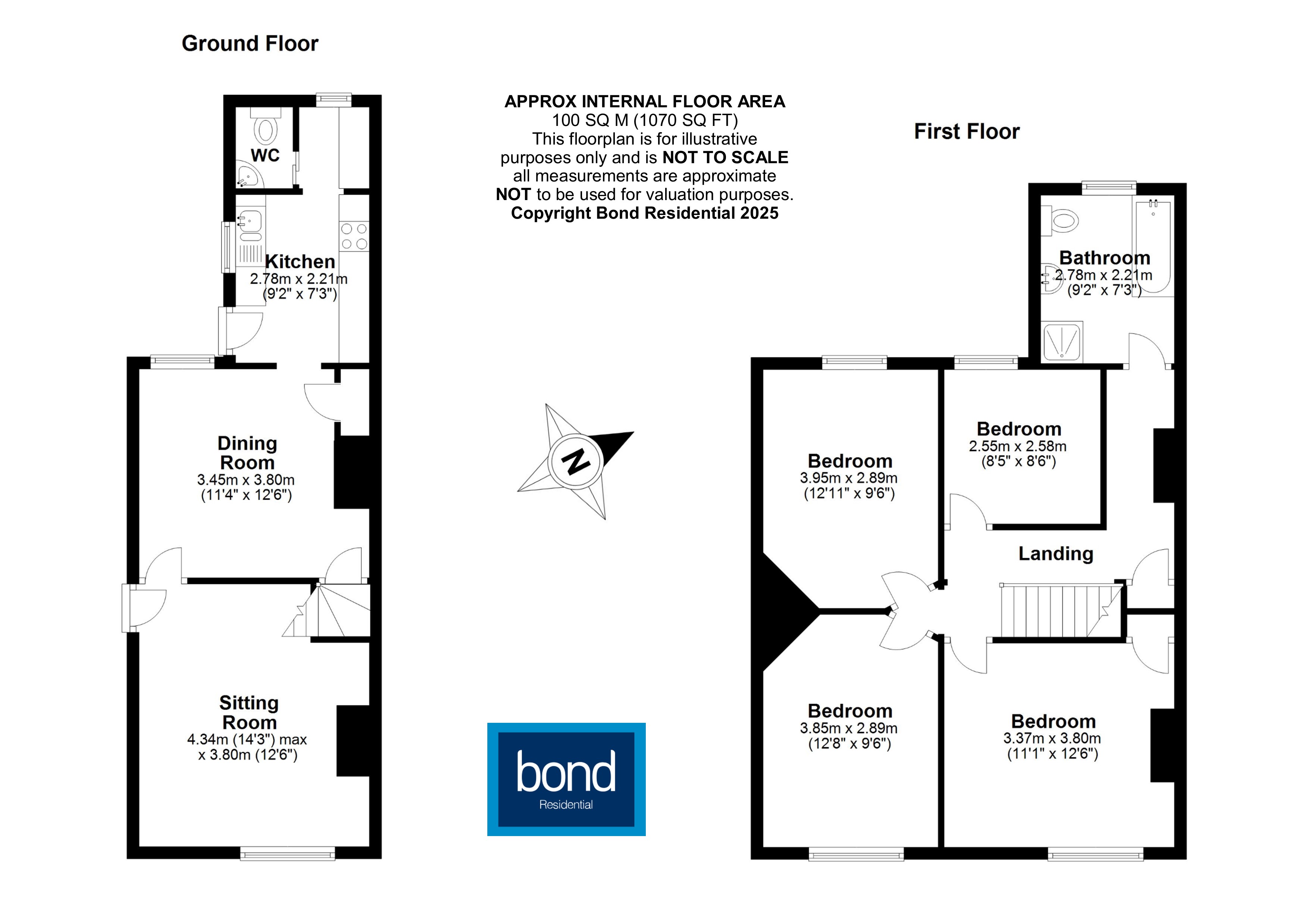 Floorplan for Old Moulsham, Chelmsford, Essex