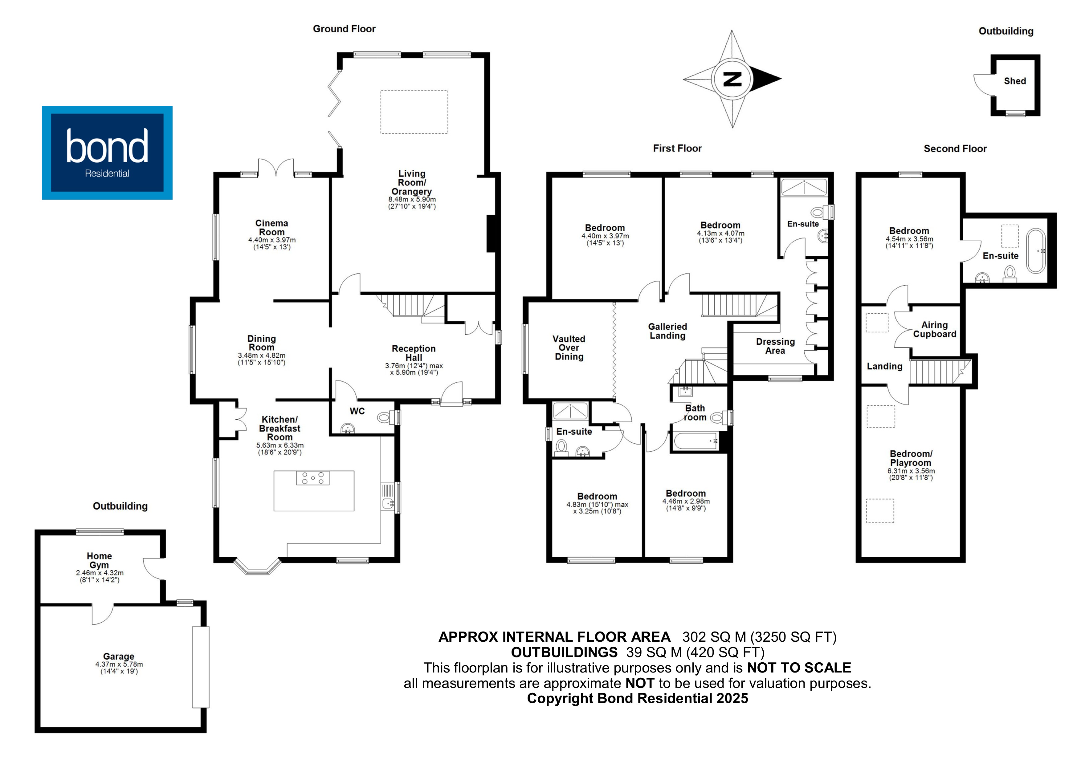 Floorplan for Little Baddow, Chelmsford, Essex