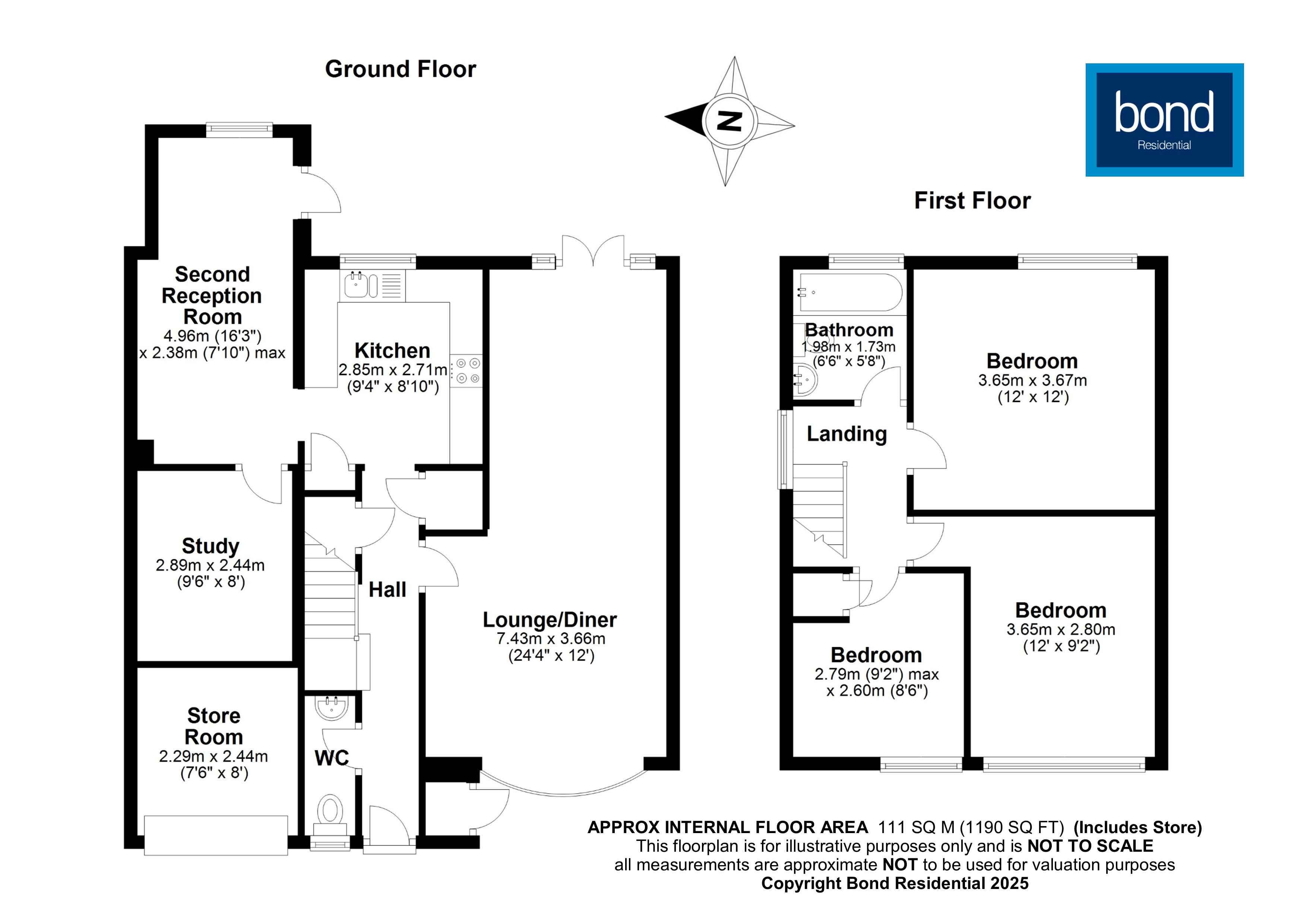 Floorplan for Bicknacre, Chelmsford, Essex