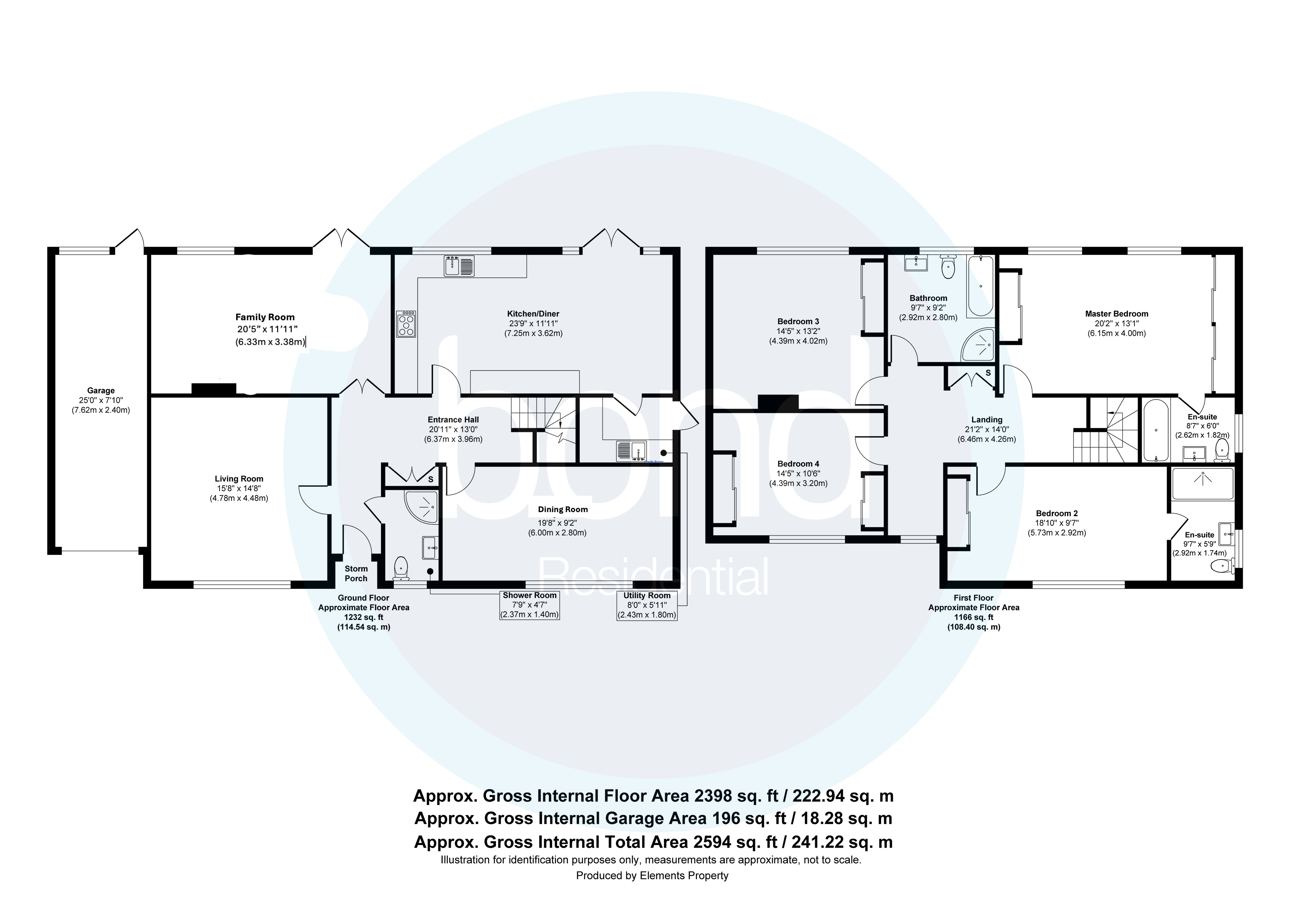 Floorplan for Little Baddow, Chelmsford, Essex