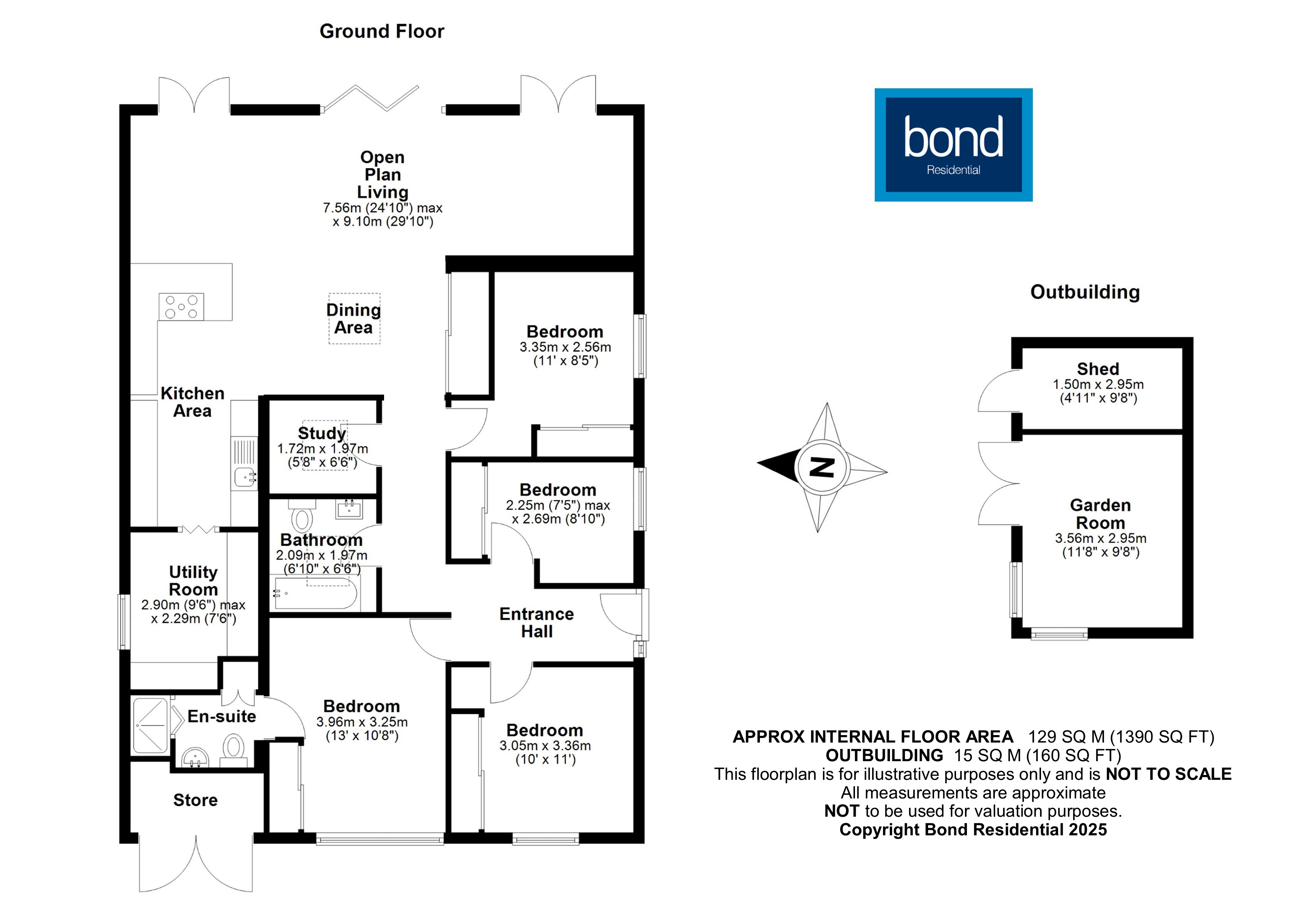 Floorplan for Runsell View, Danbury, Essex