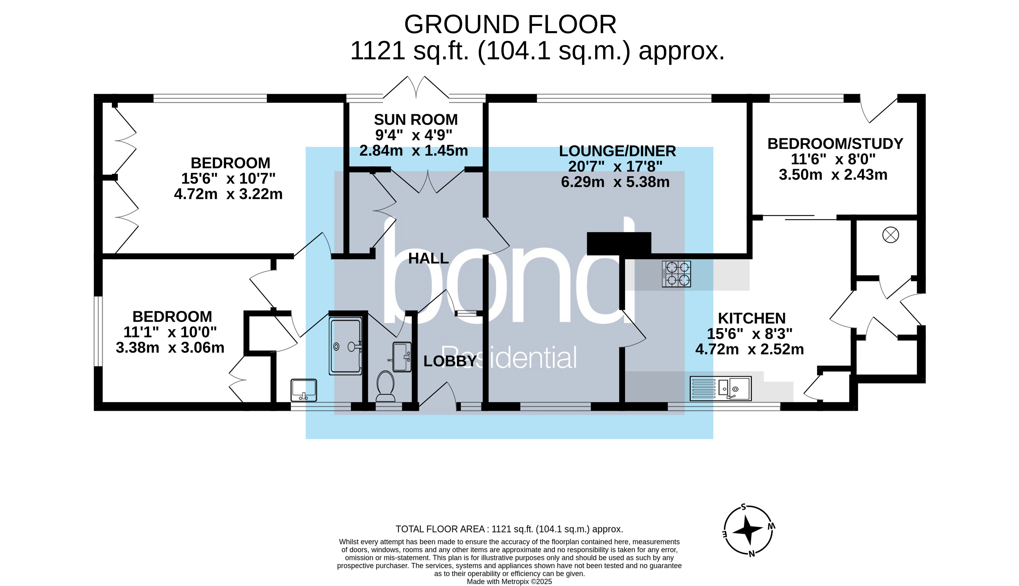 Floorplan for Danbury, Chelmsford, Essex