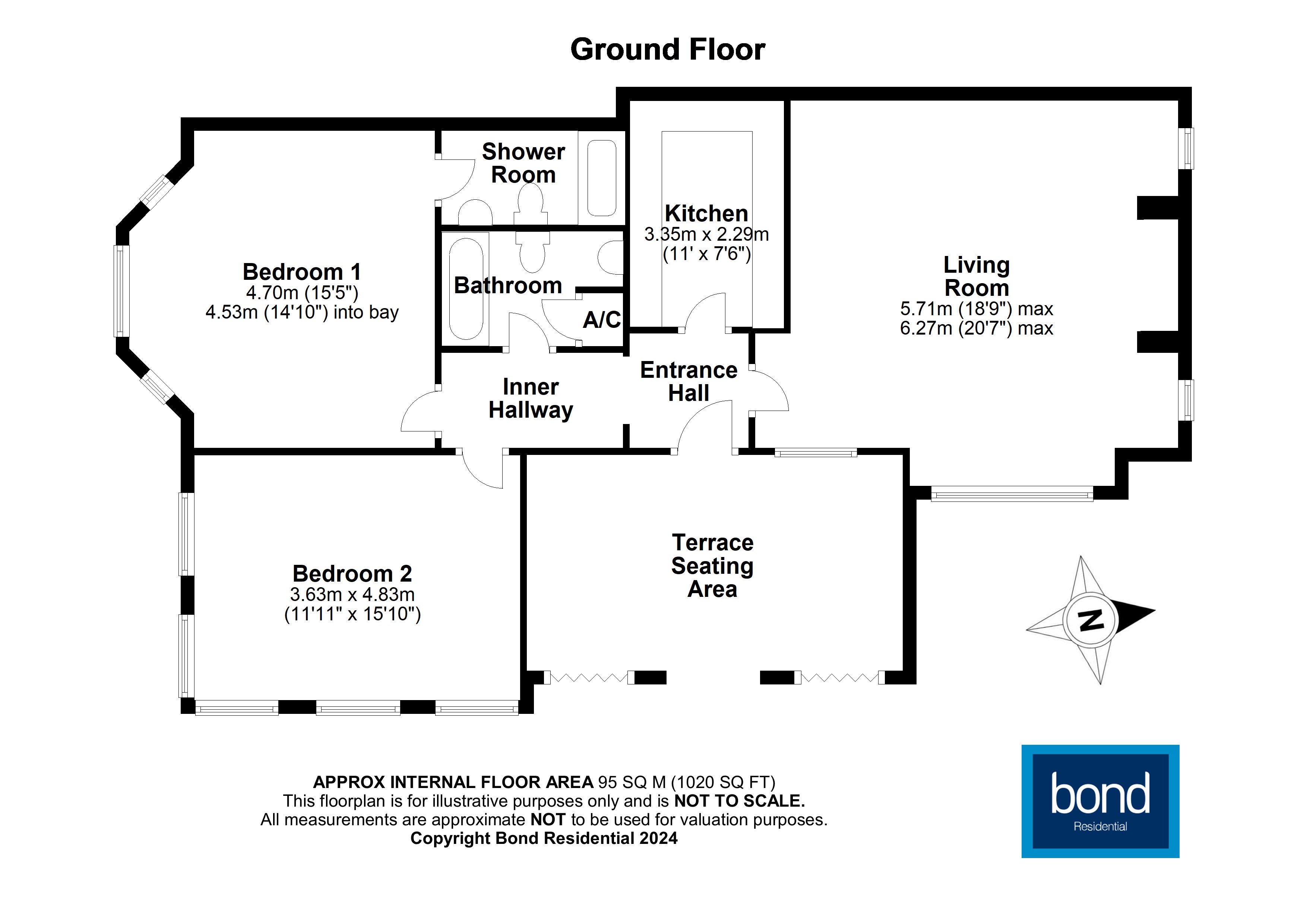 Floorplan for Sandon, Chelmsford, Essex