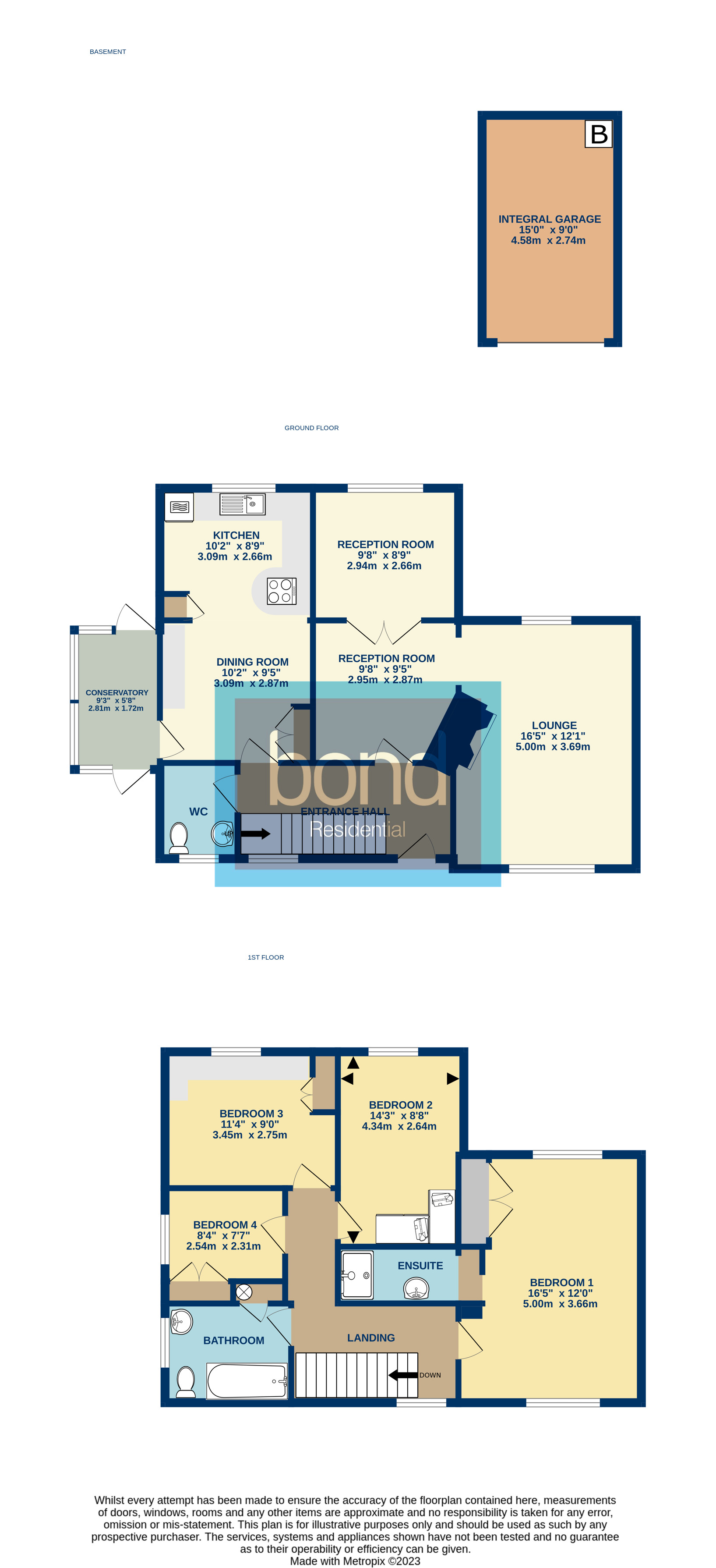 Floorplan for Woodham Walter, Maldon, Essex