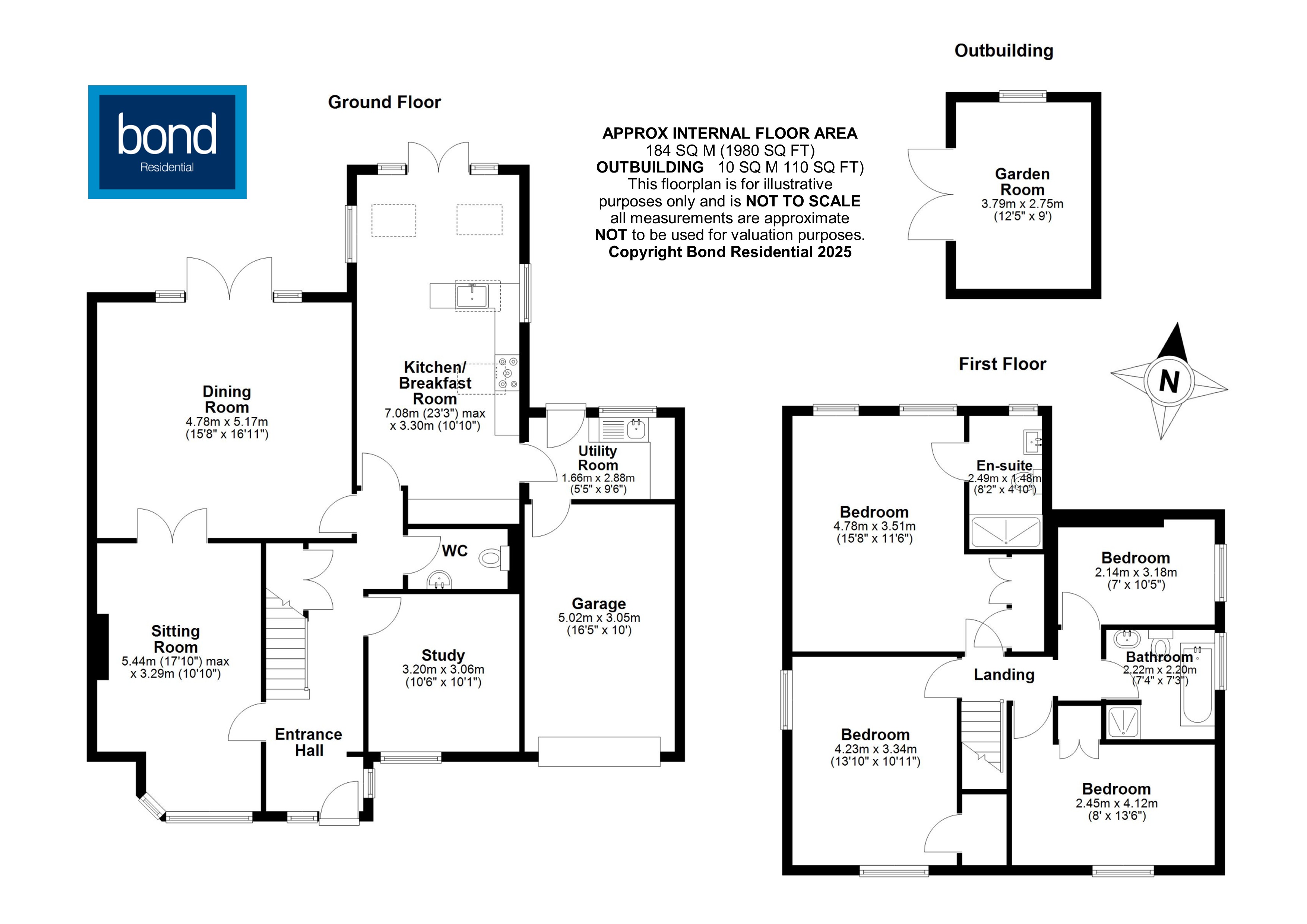 Floorplan for Galleywood, Chelmsford, Essex