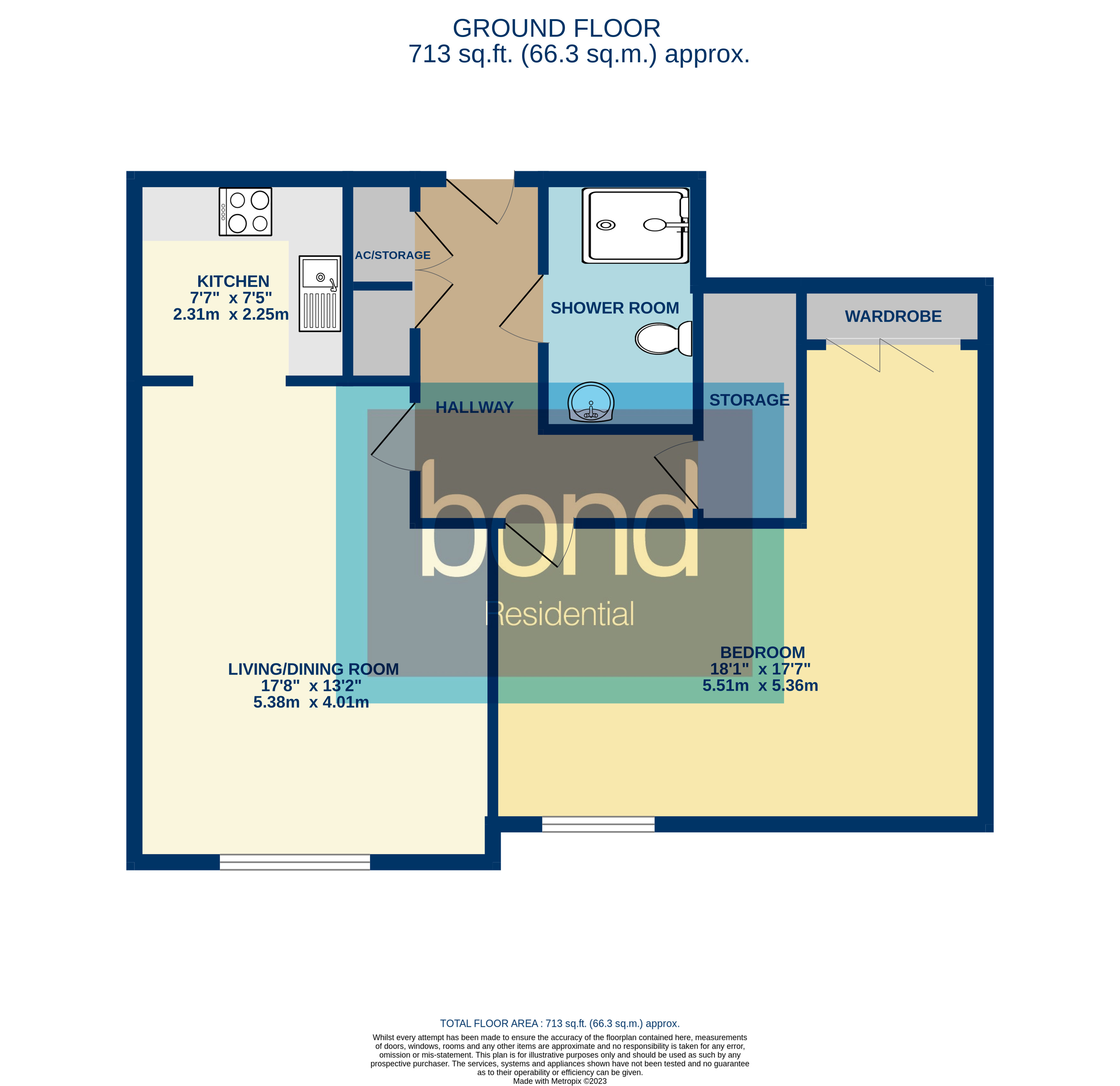 Floorplan for Old Moulsham, Chelmsford, Essex