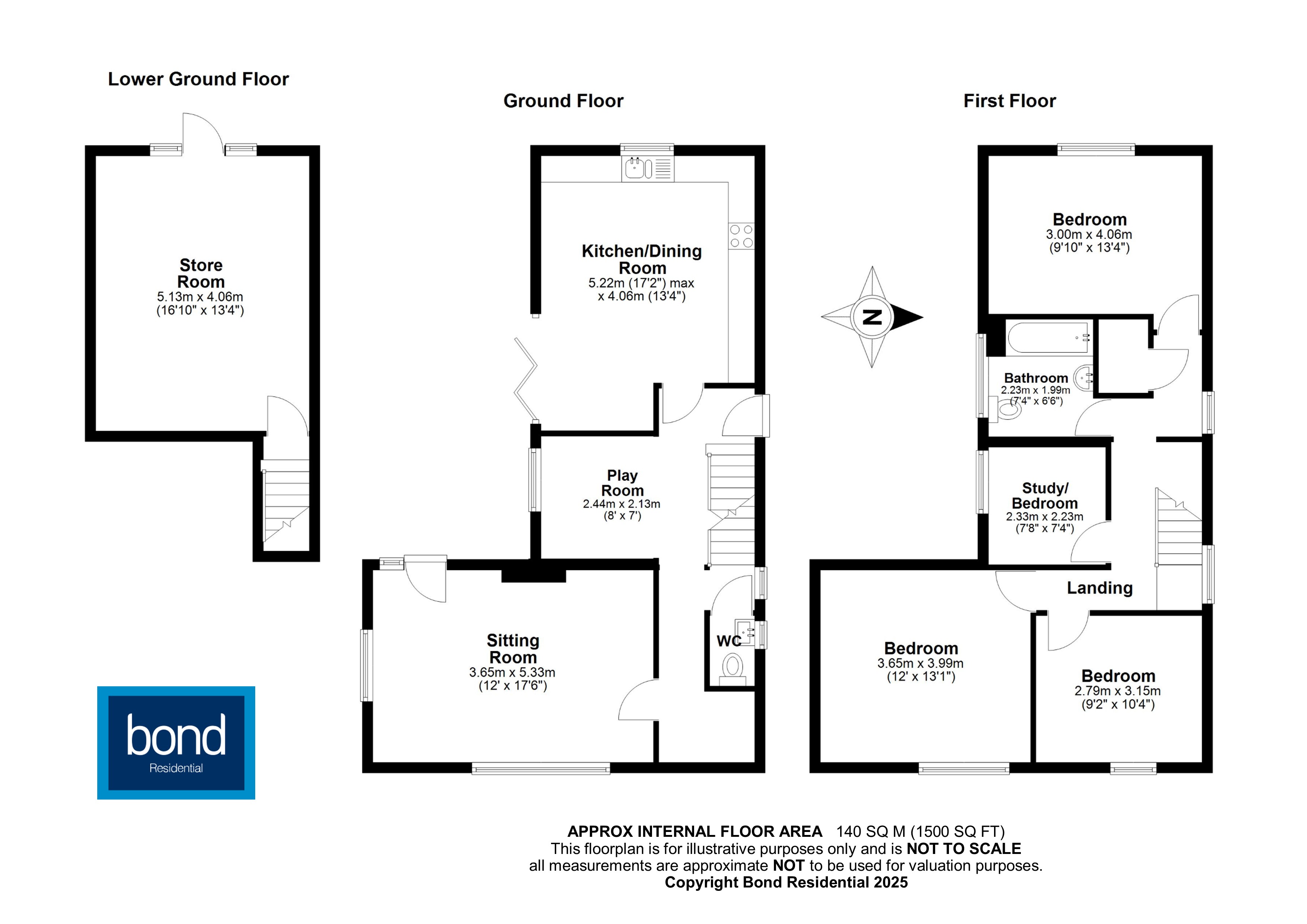 Floorplan for Chignal Road, Chelmsford, Essex