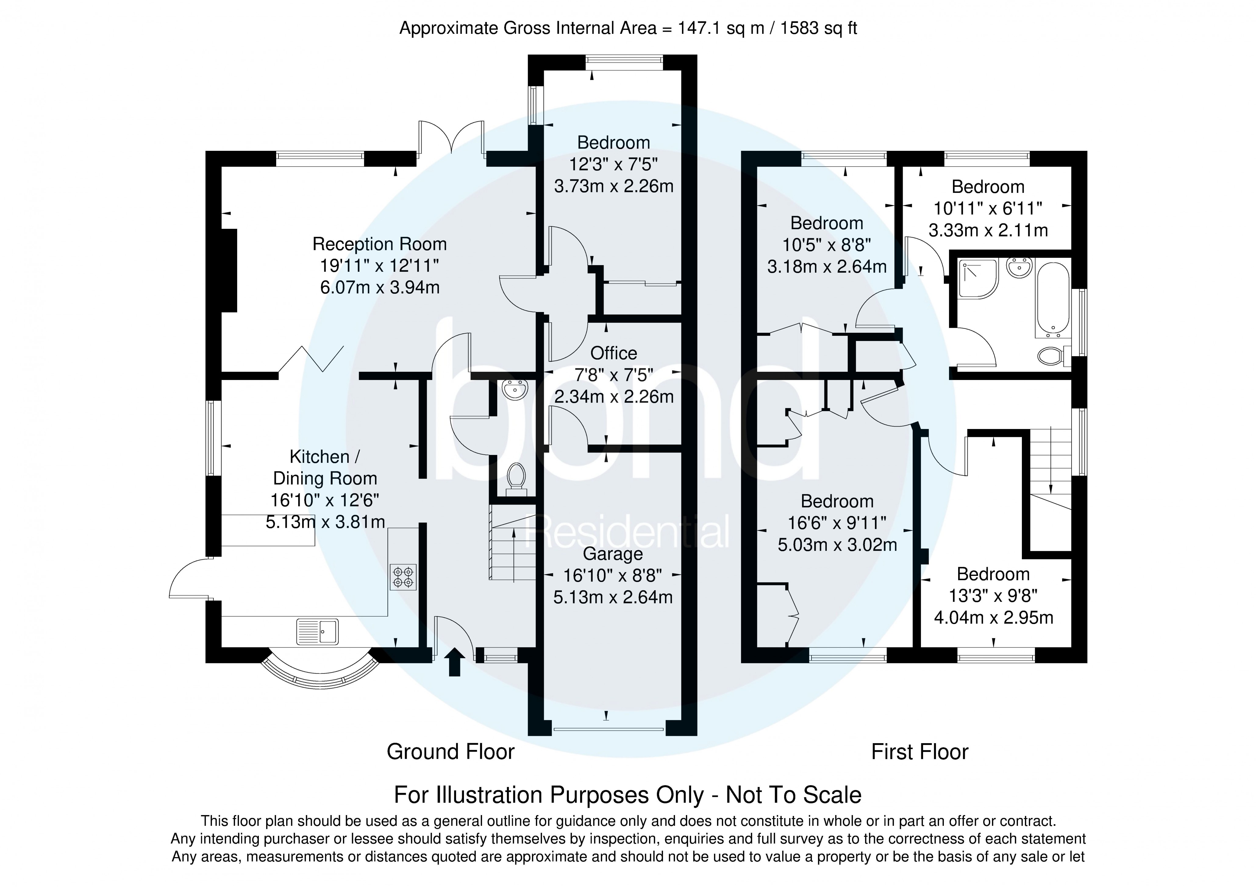 Floorplan for Bicknacre, Chelmsford, Essex