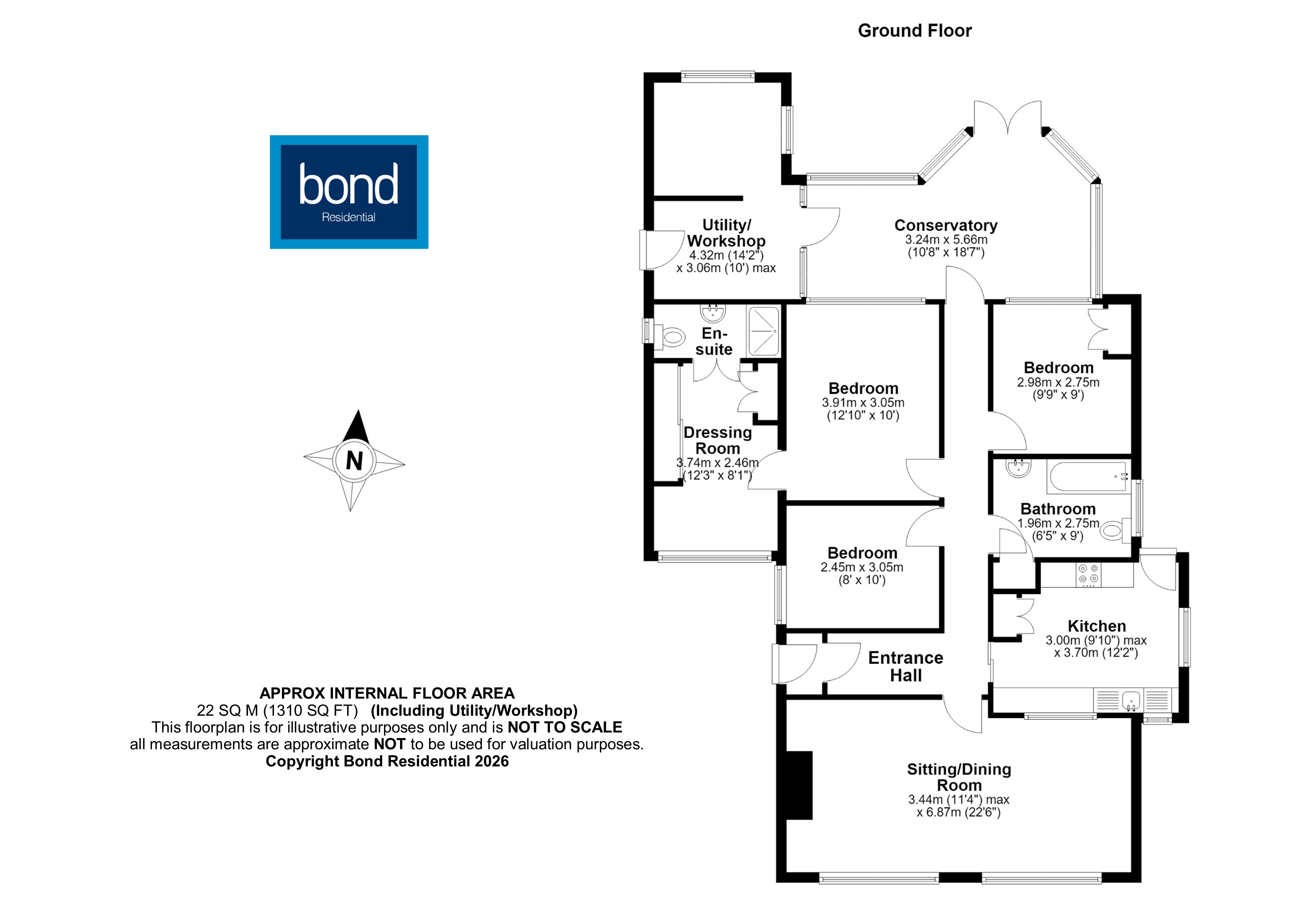 Floorplan for Bicknacre, Chelmsford, Essex