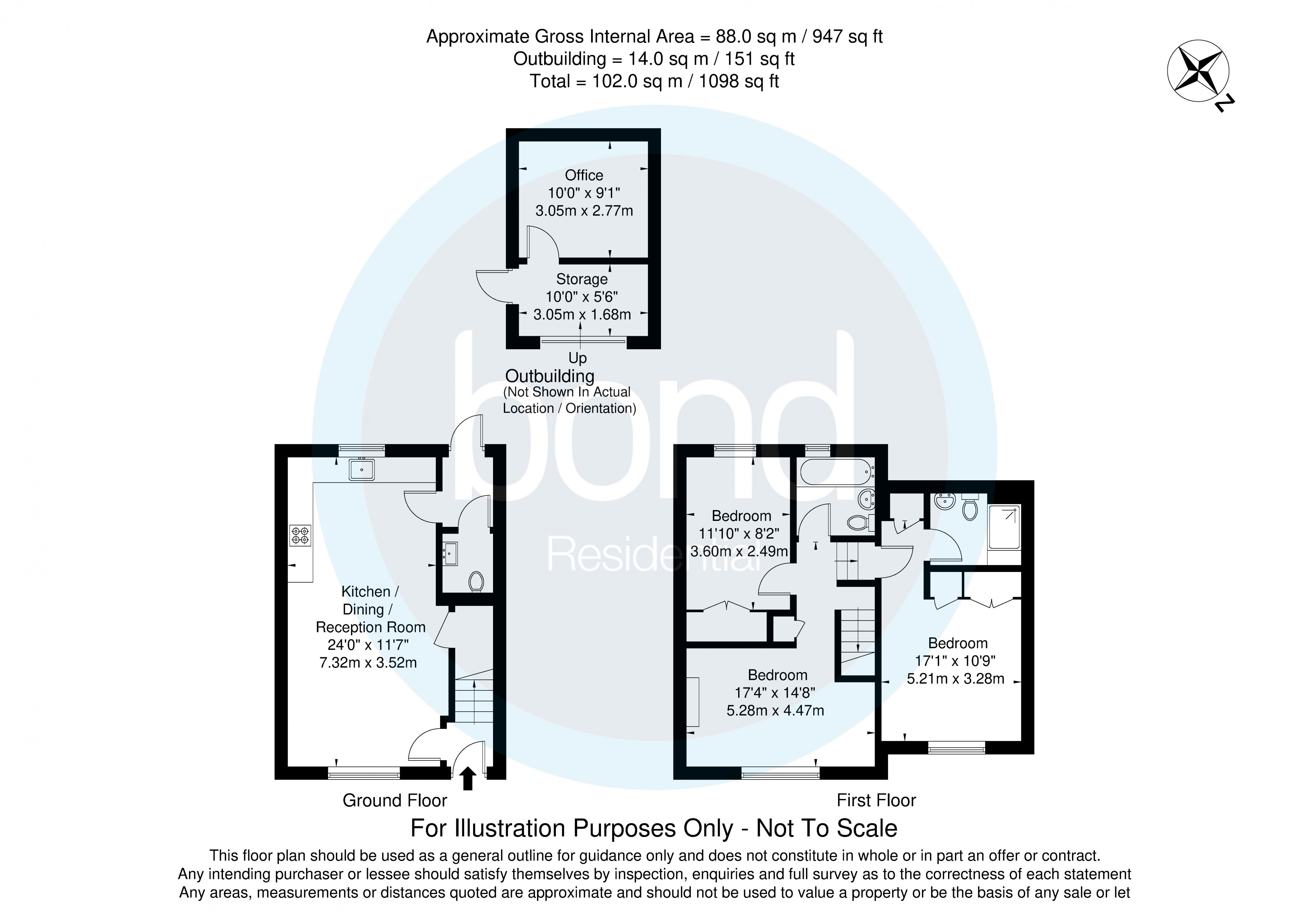 Floorplan for Chancellor Park, Chelmsford, Essex