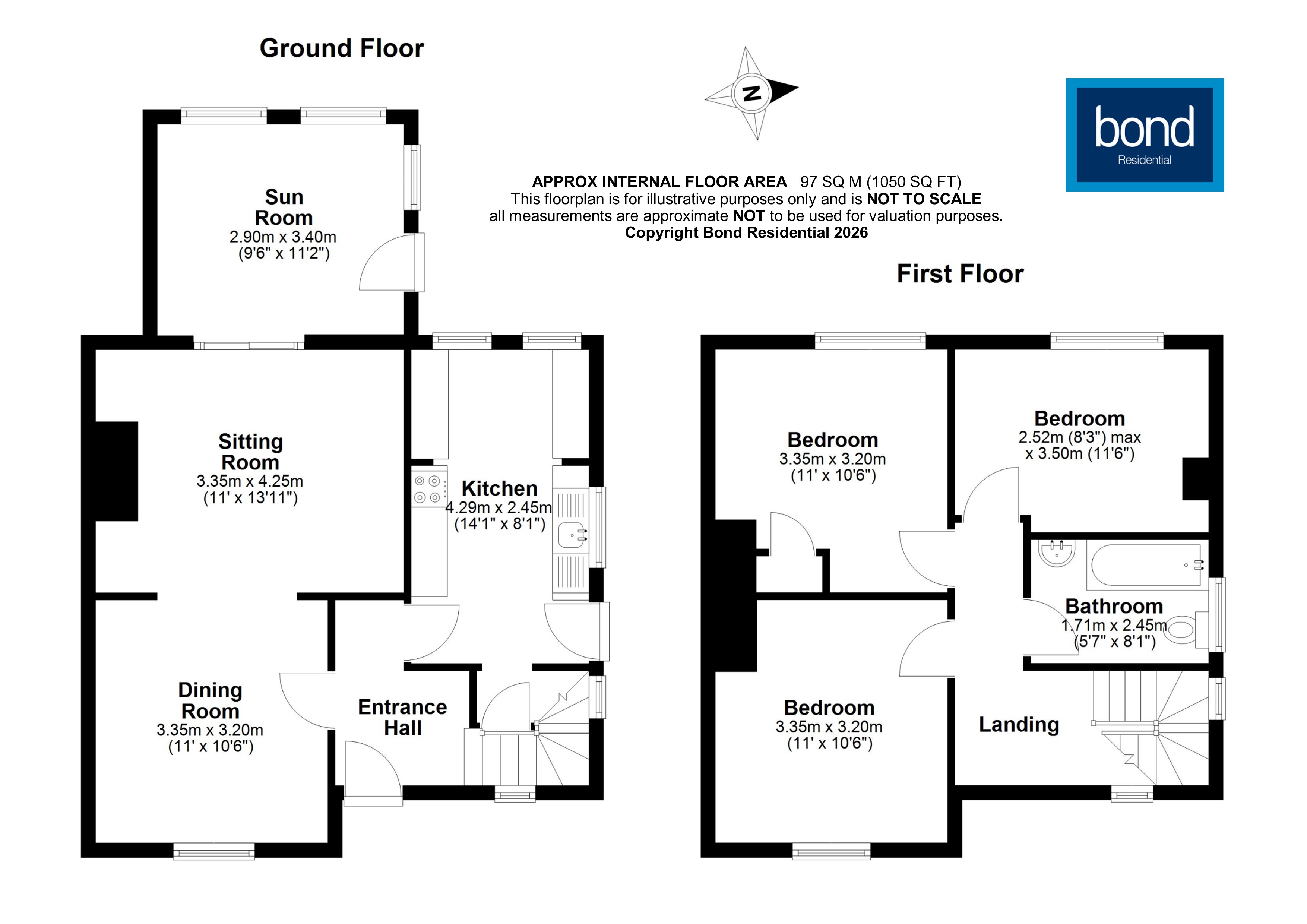Floorplan for Great Baddow, Chelmsford, Essex