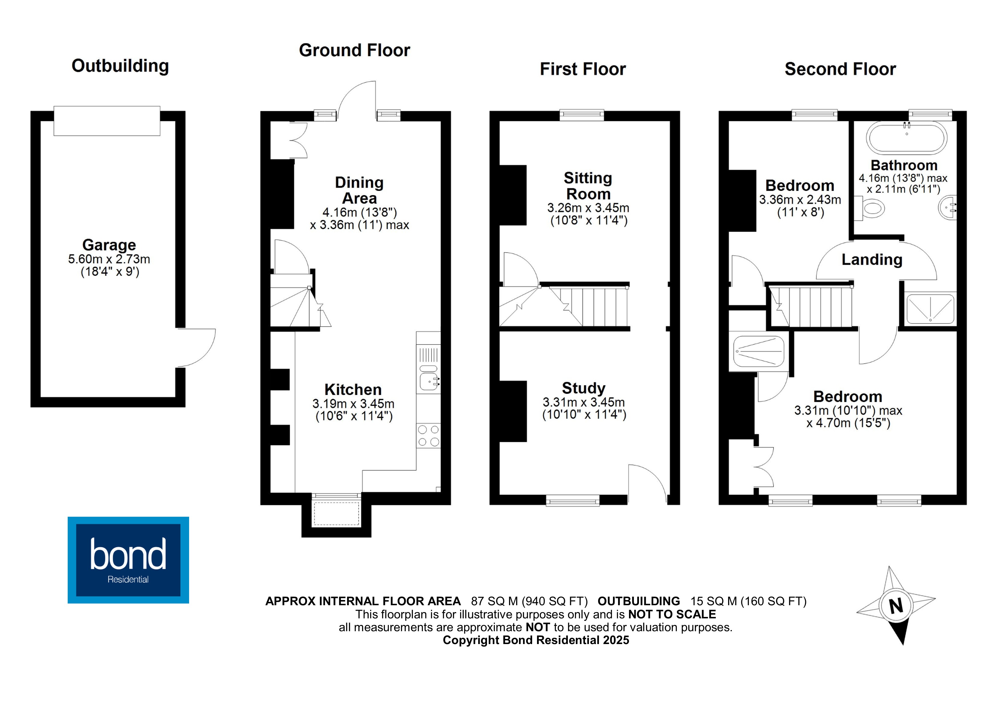 Floorplan for South Primrose Hill, Chelmsford, Essex