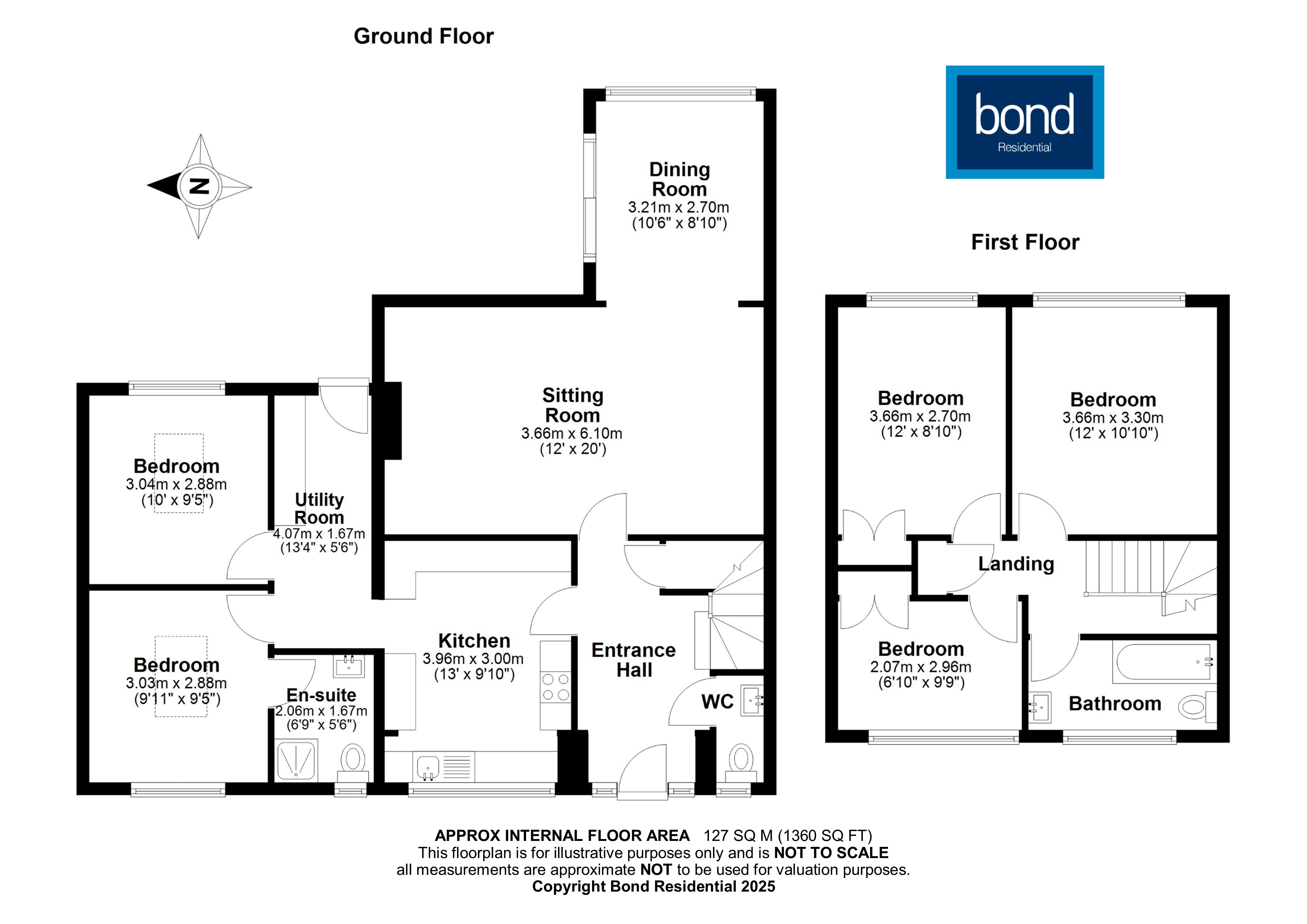Floorplan for Springfield, Chelmsford, Essex