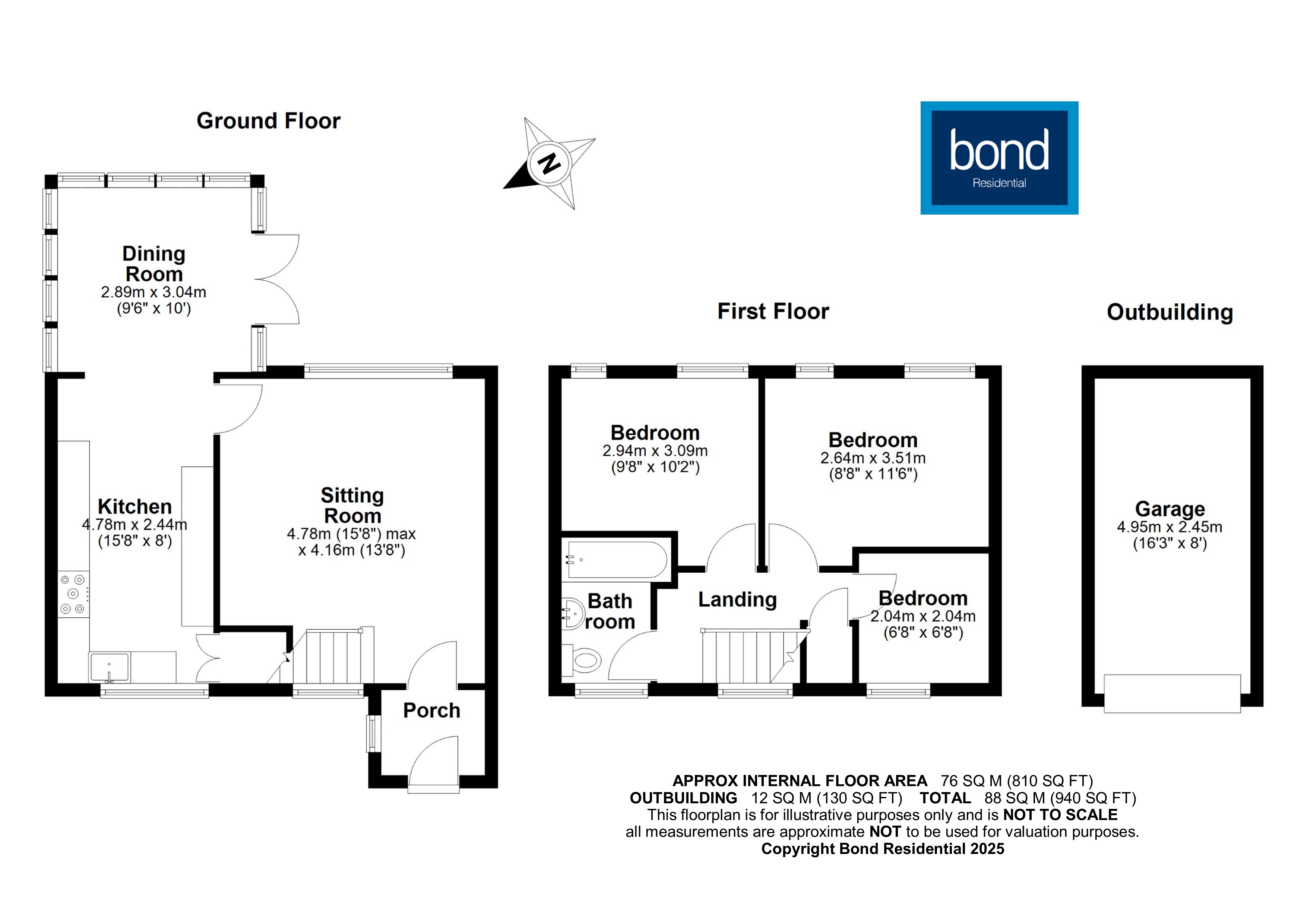 Floorplan for Springfield, Chelmsford, Essex