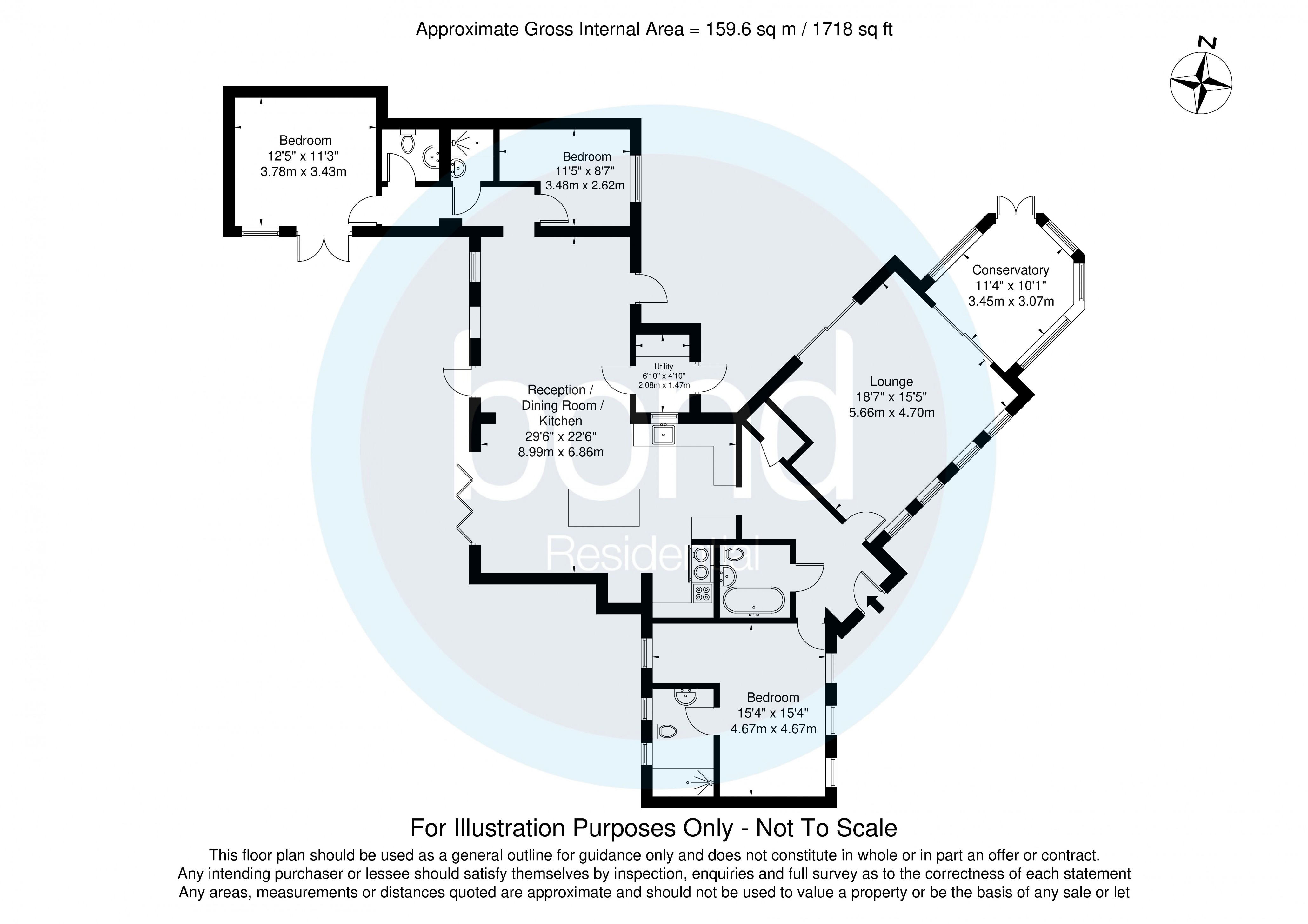 Floorplan for Little Baddow, Chelmsford, Essex