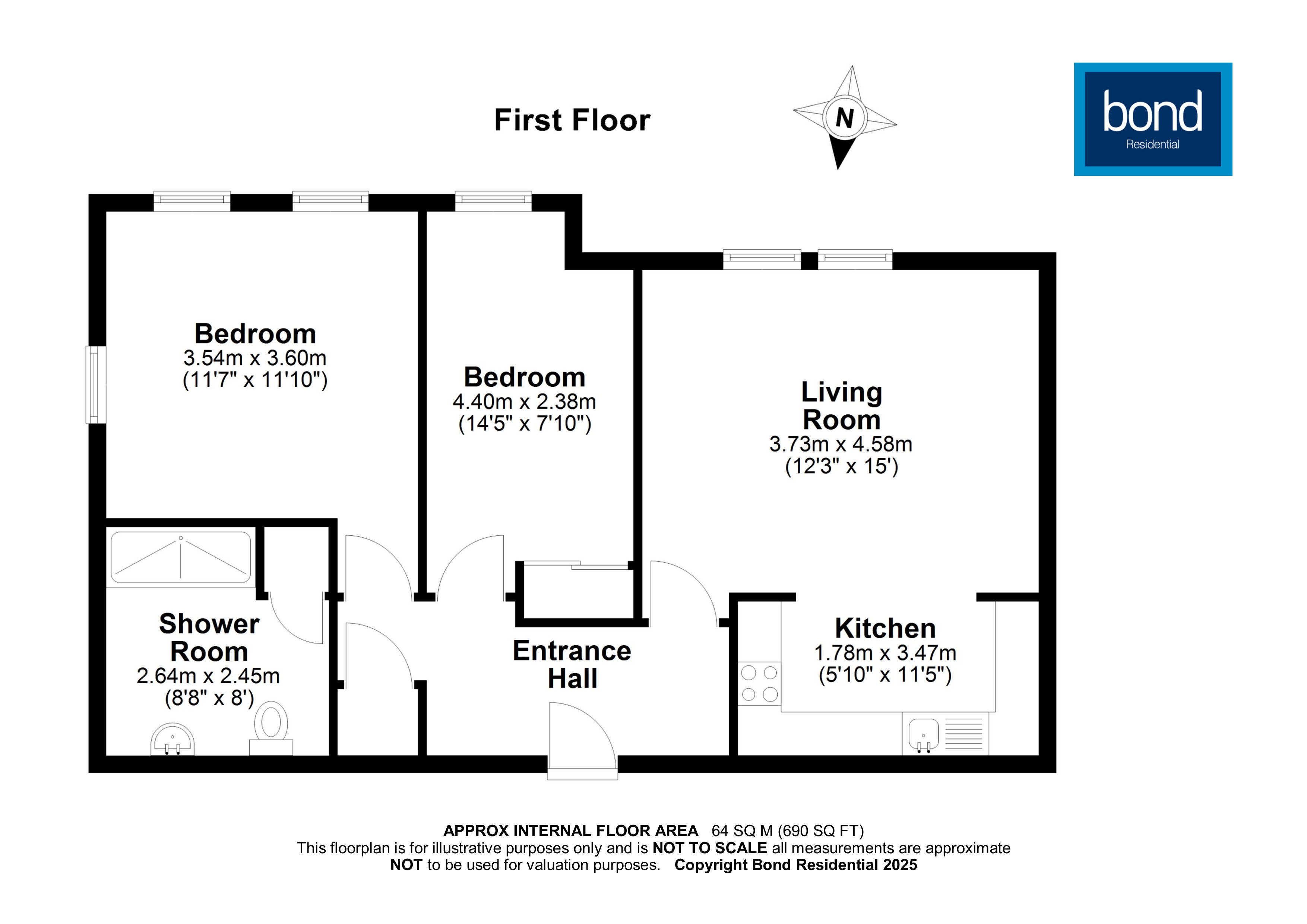 Floorplan for Danbury, Chelmsford, Essex