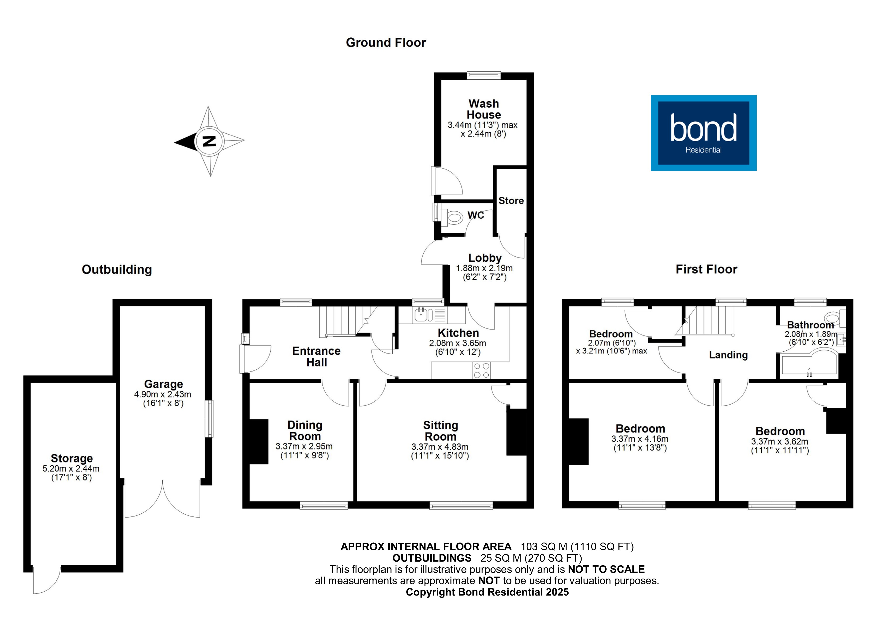 Floorplan for Galleywood, Chelmsford, Essex