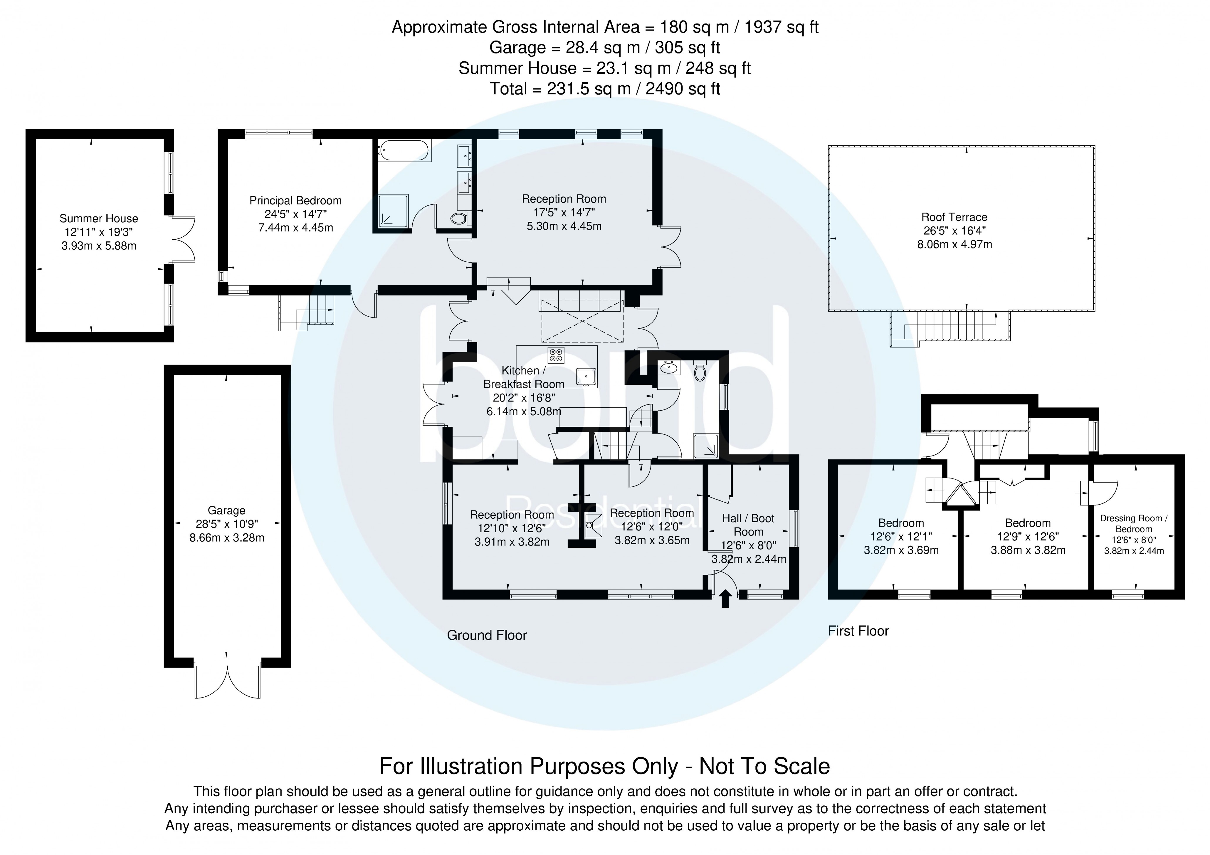 Floorplan for Purleigh, Nr Danbury, Essex