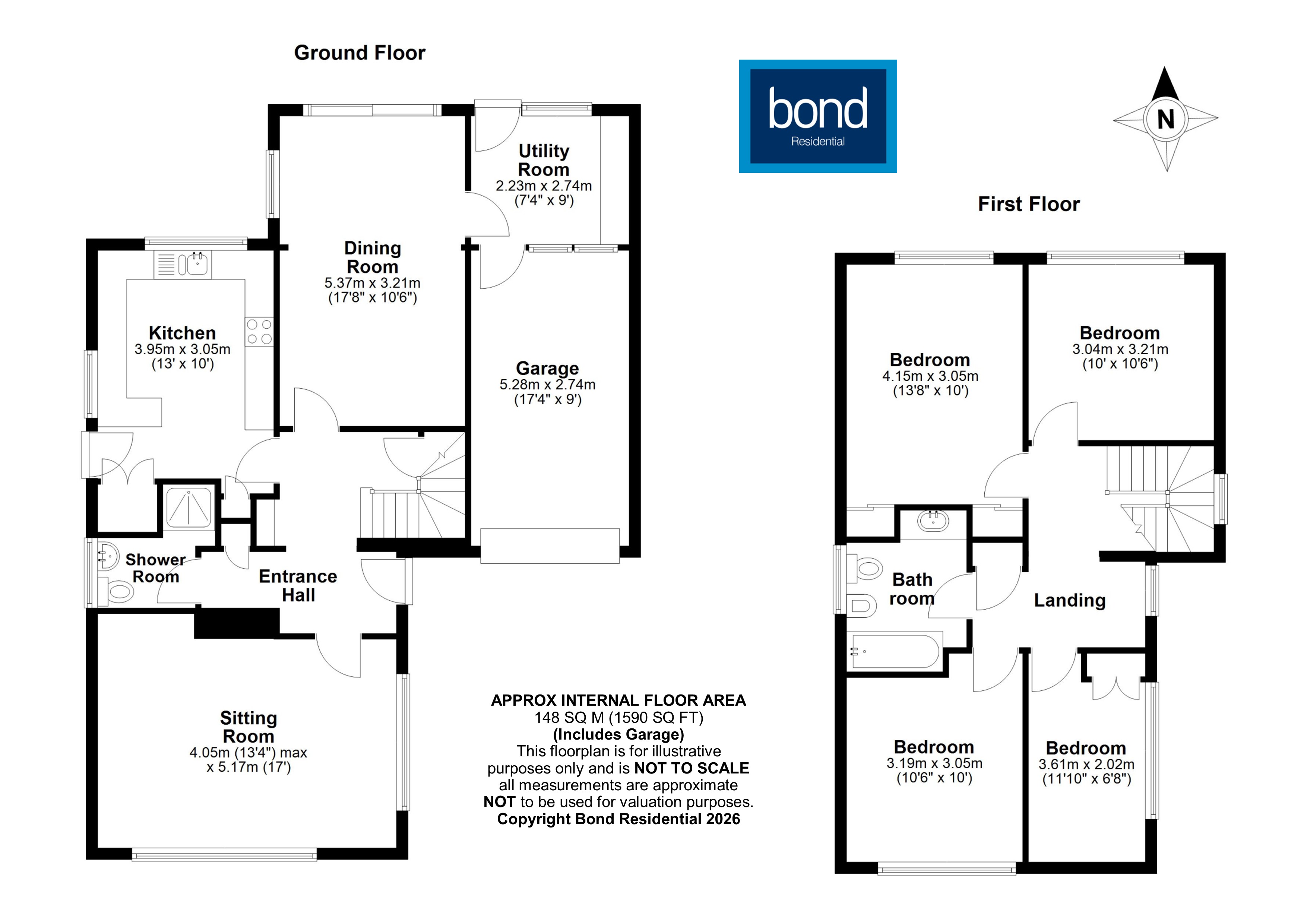 Floorplan for Pottery Lane, Chelmsford, Essex