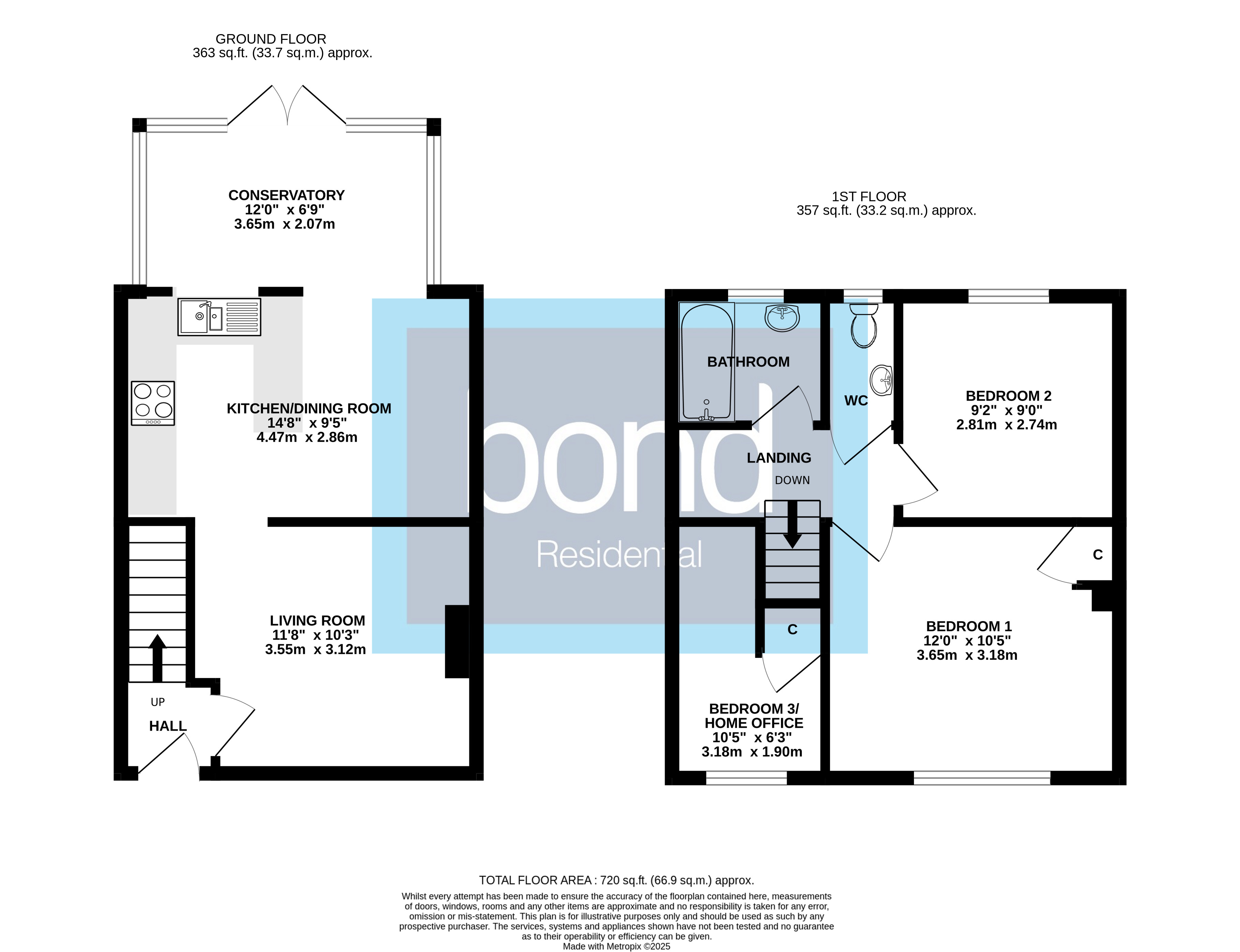 Floorplan for Moulsham Lodge, Chelmsford, Essex
