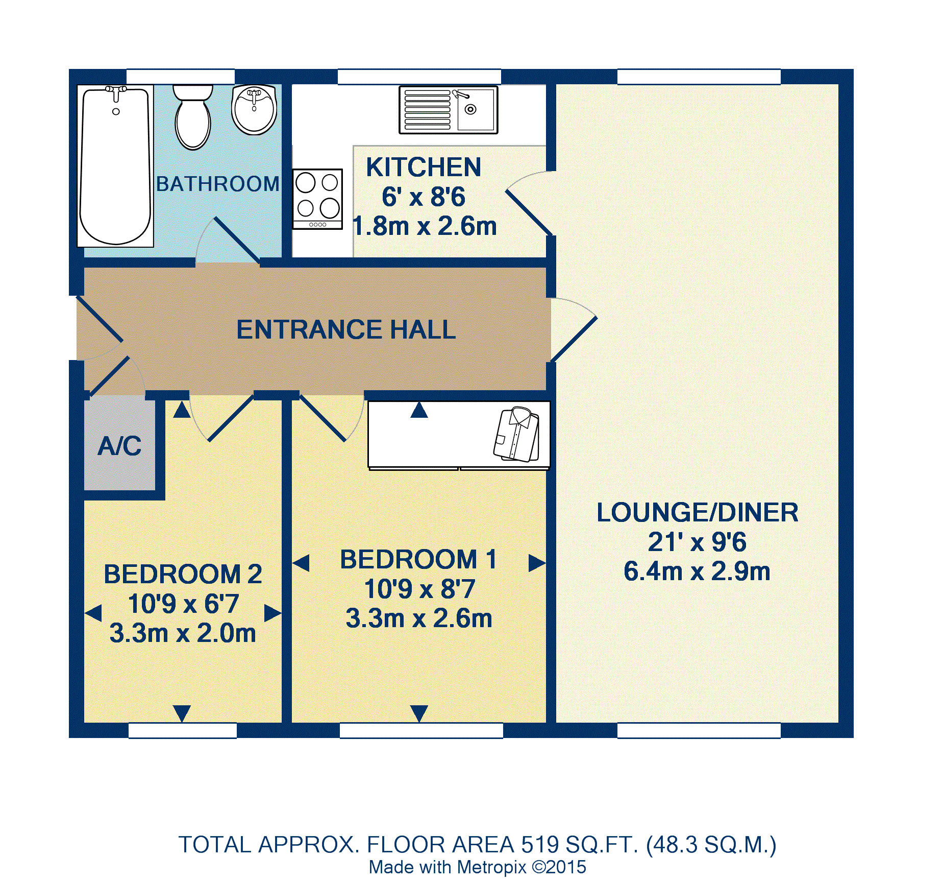 Floorplan for Chelmer Village, Chelmsford, Essex
