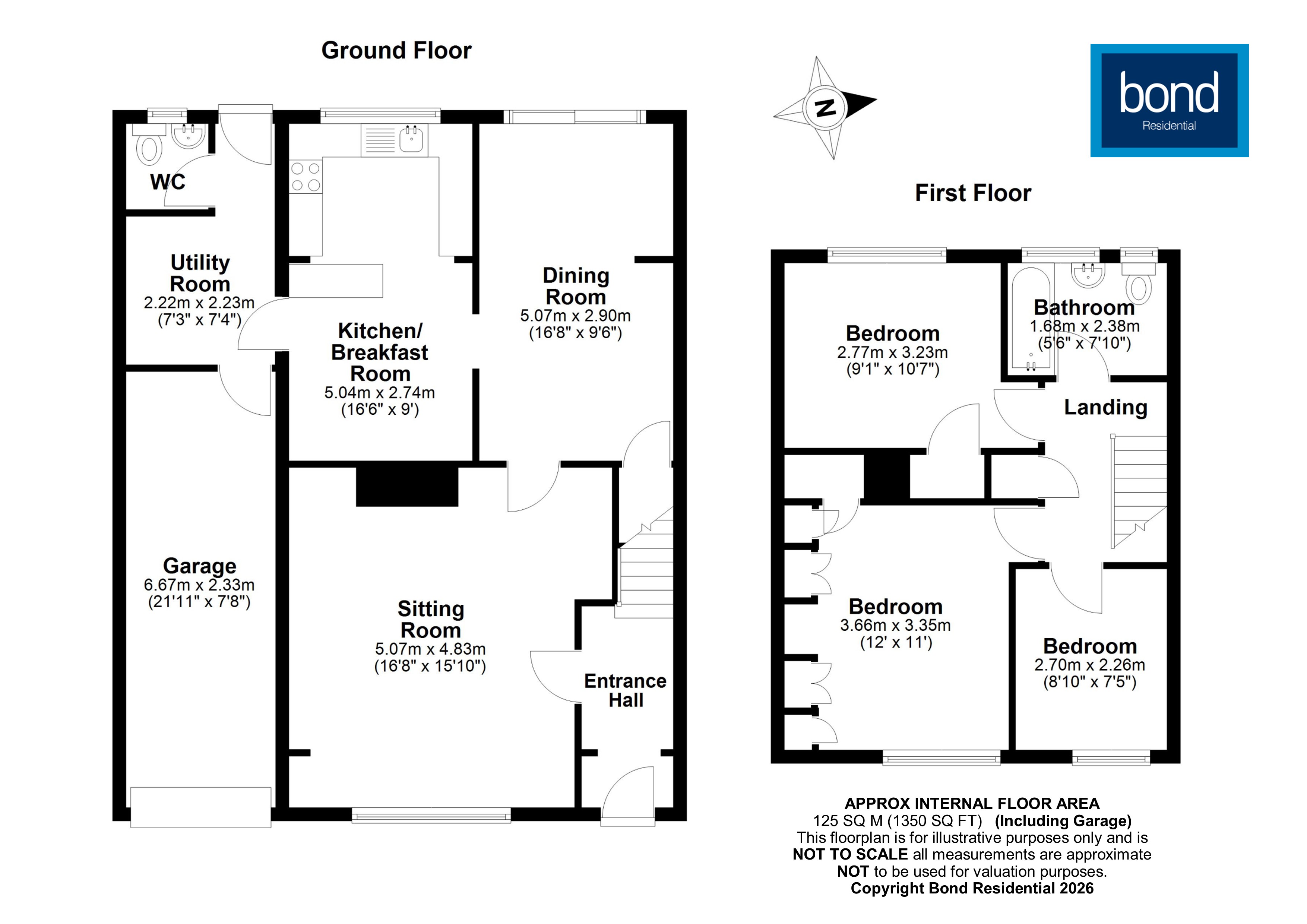Floorplan for Canuden Road, Chelmsford, Essex