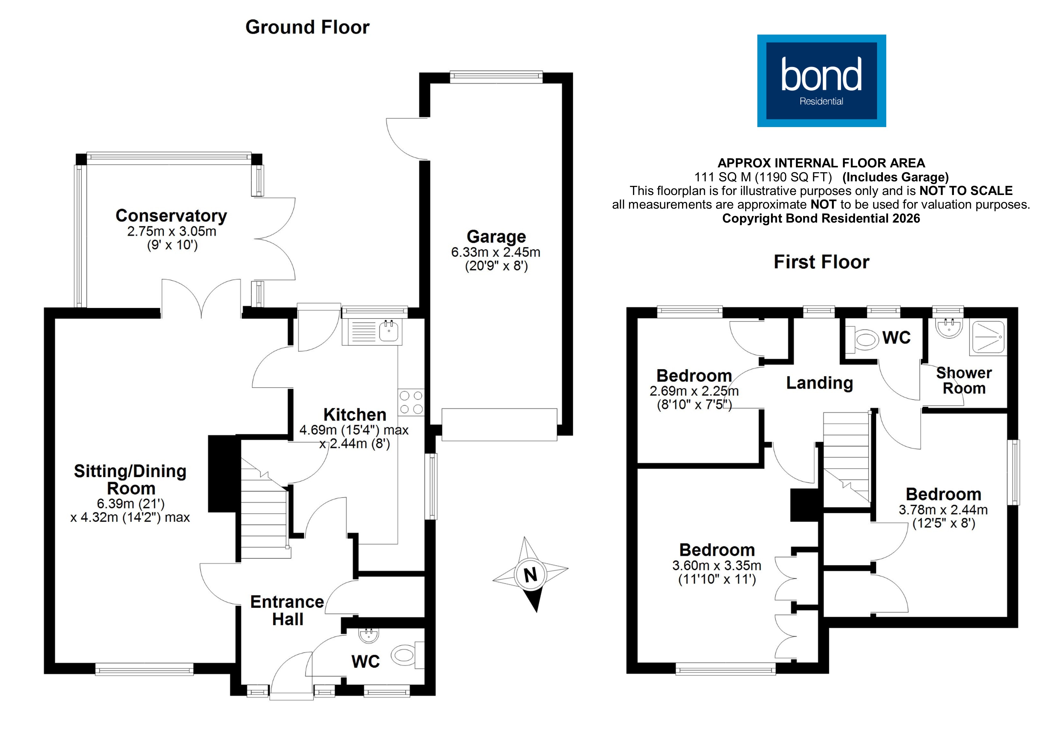 Floorplan for Nabbott Road, Chelmsford, Essex