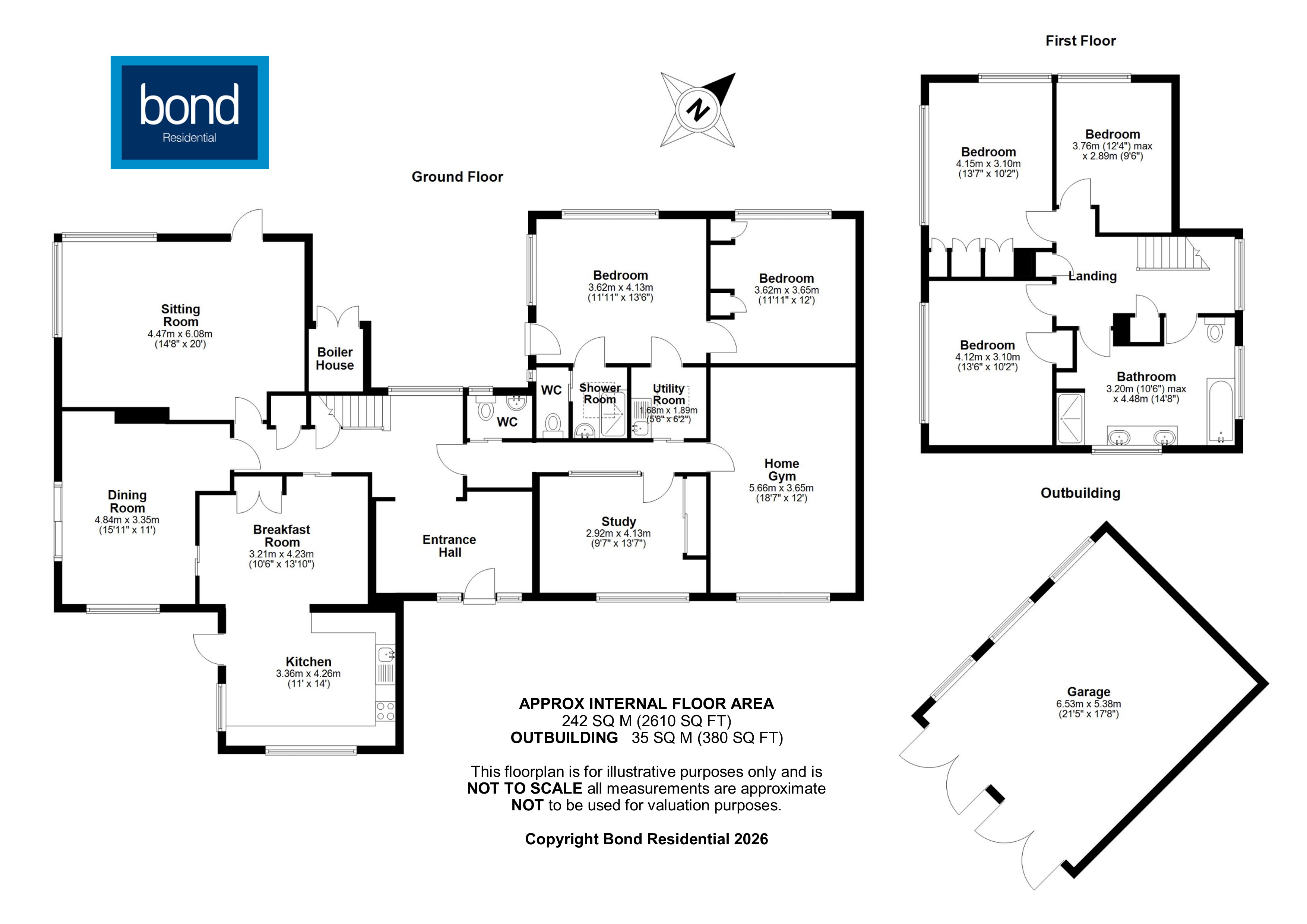 Floorplan for Little Baddow, Chelmsford, Essex