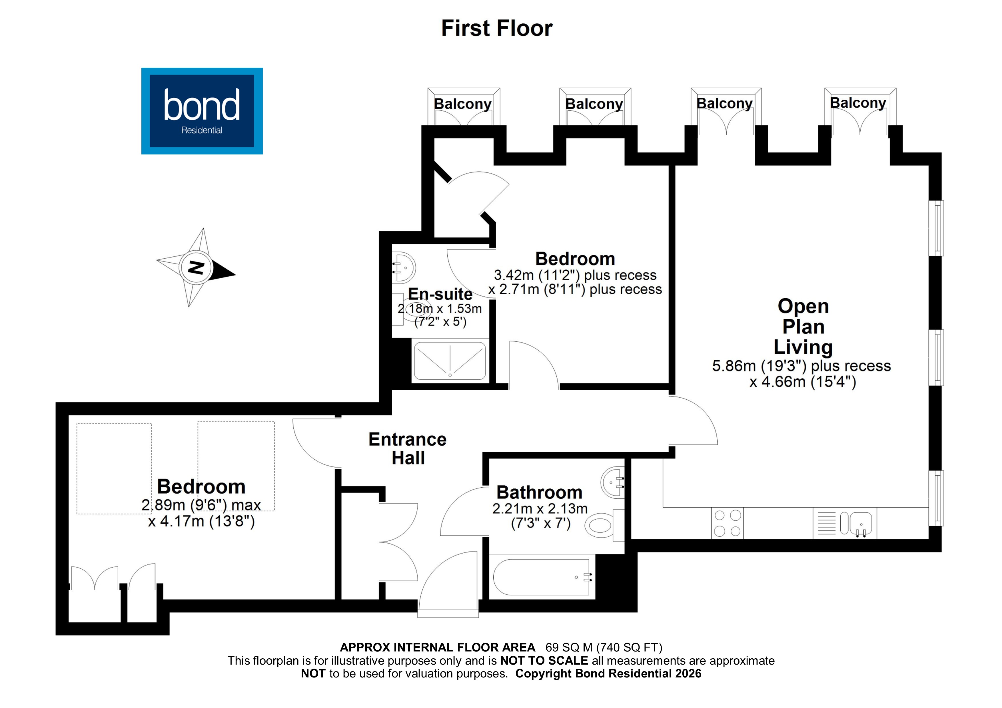 Floorplan for Wharf Road, Chelmsford, Essex