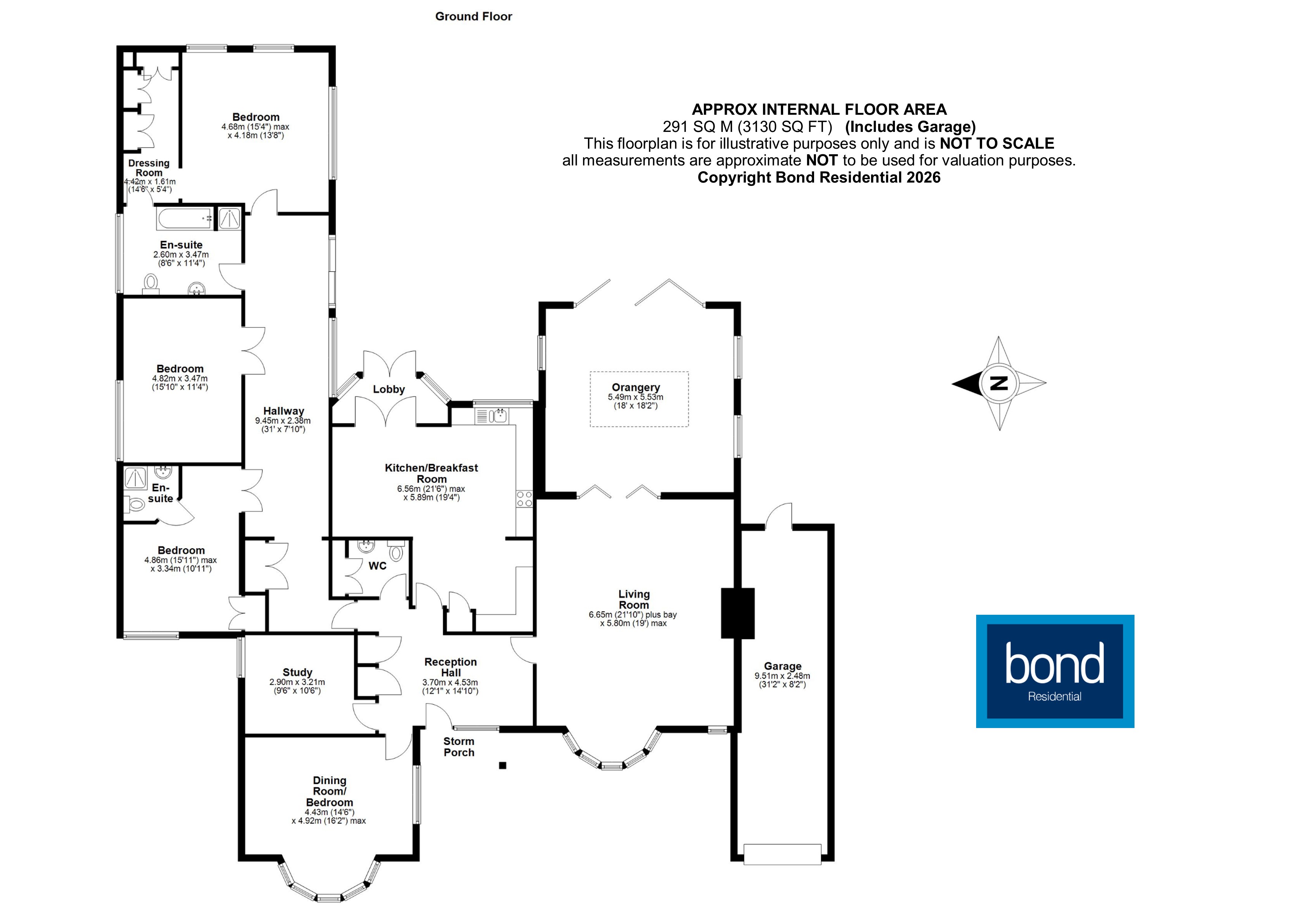 Floorplan for Danbury, Chelmsford, Essex