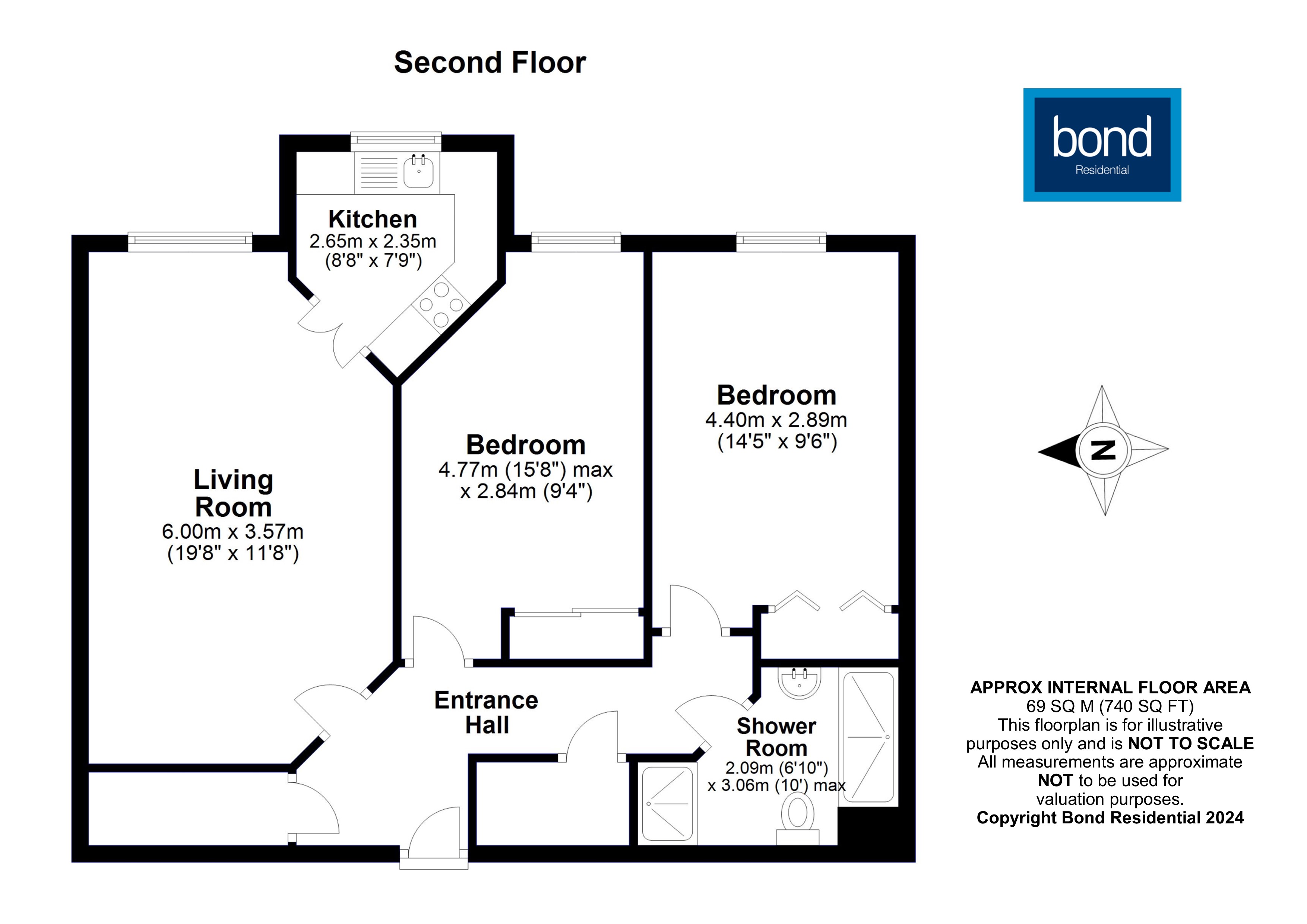 Floorplan for Broomfield Road, Chelmsford, Essex