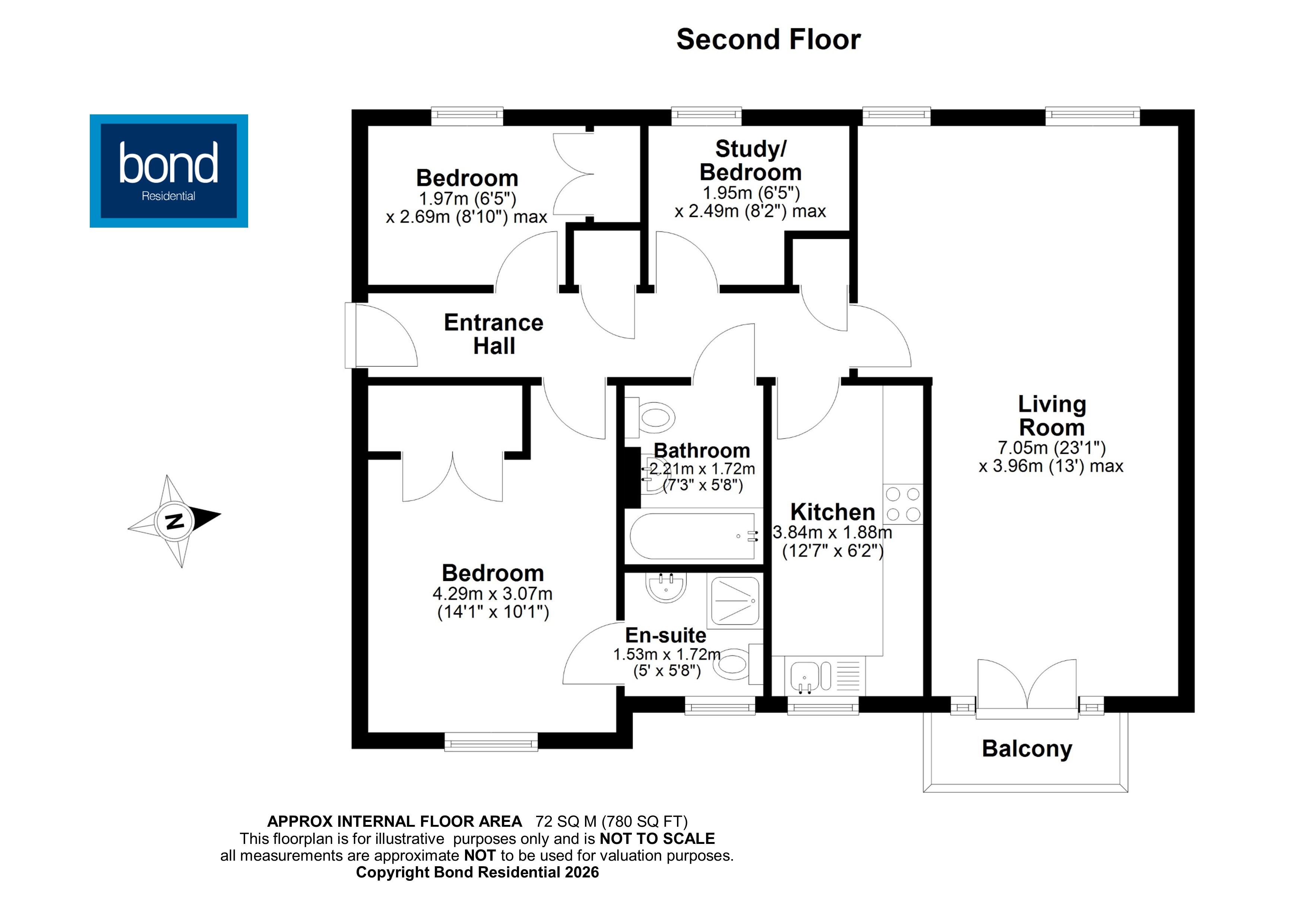 Floorplan for Bradford Street, Chelmsford, Essex