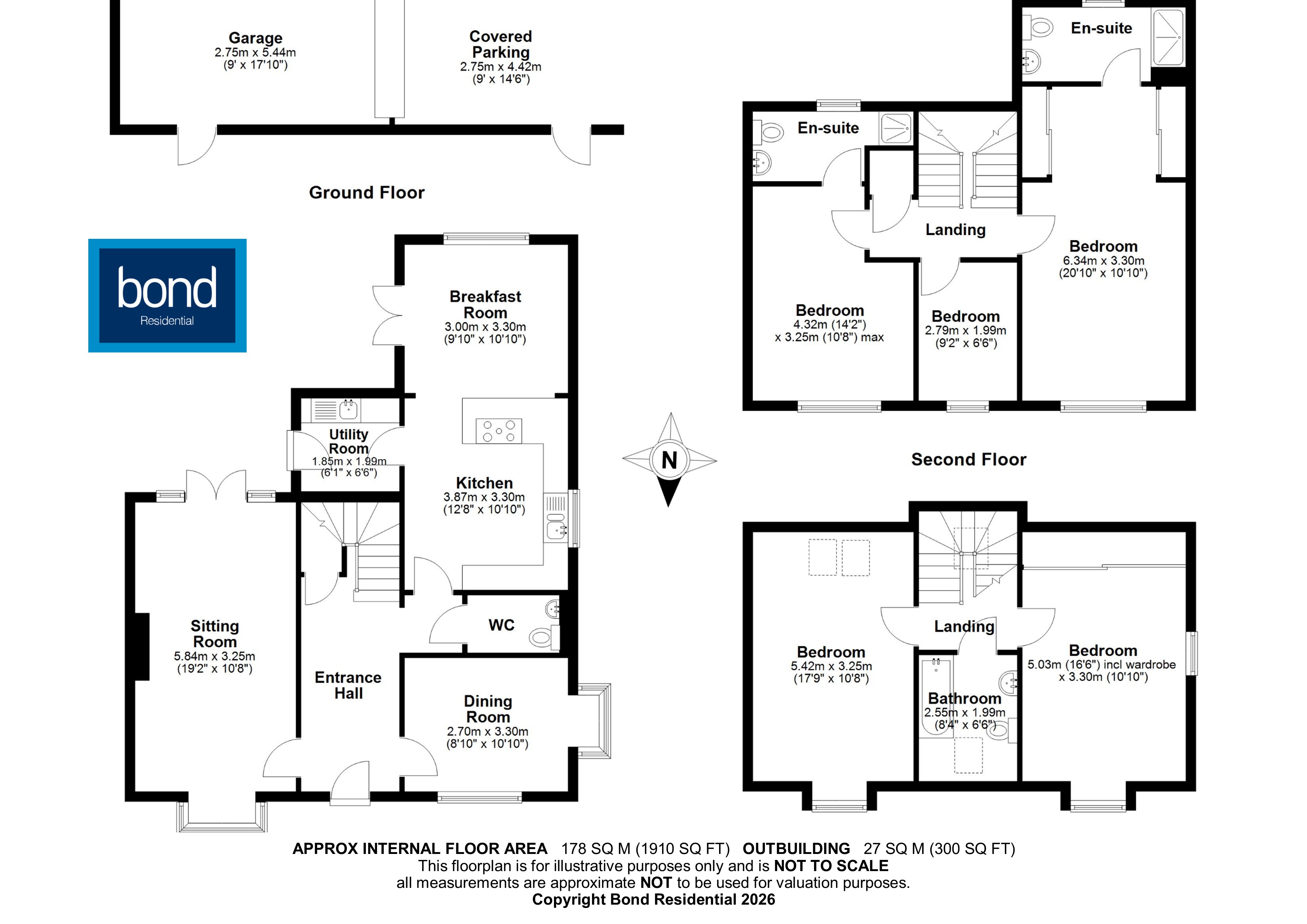 Floorplan for Great Baddow, Chelmsford, Essex