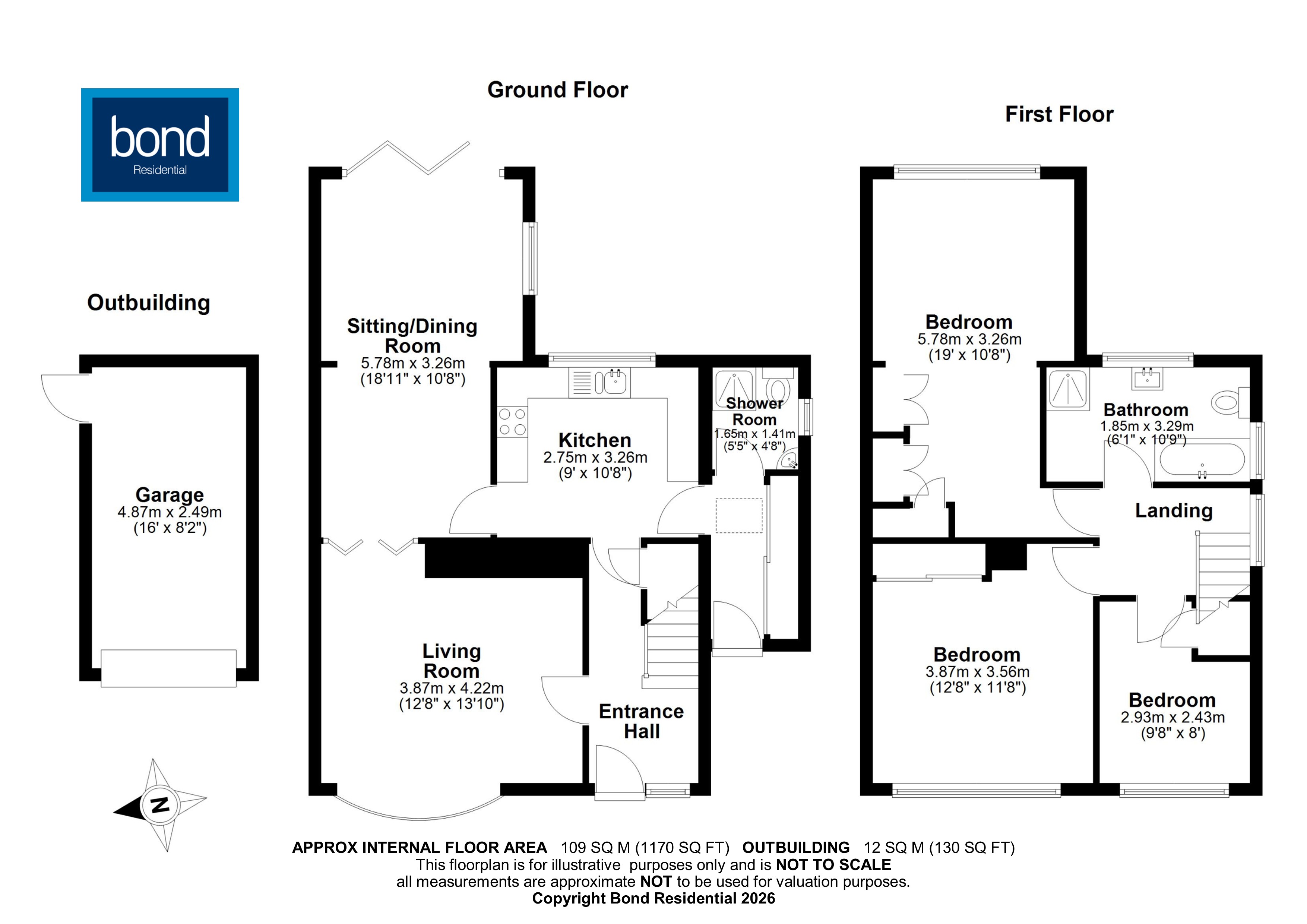 Floorplan for Boreham, Chelmsford, Essex