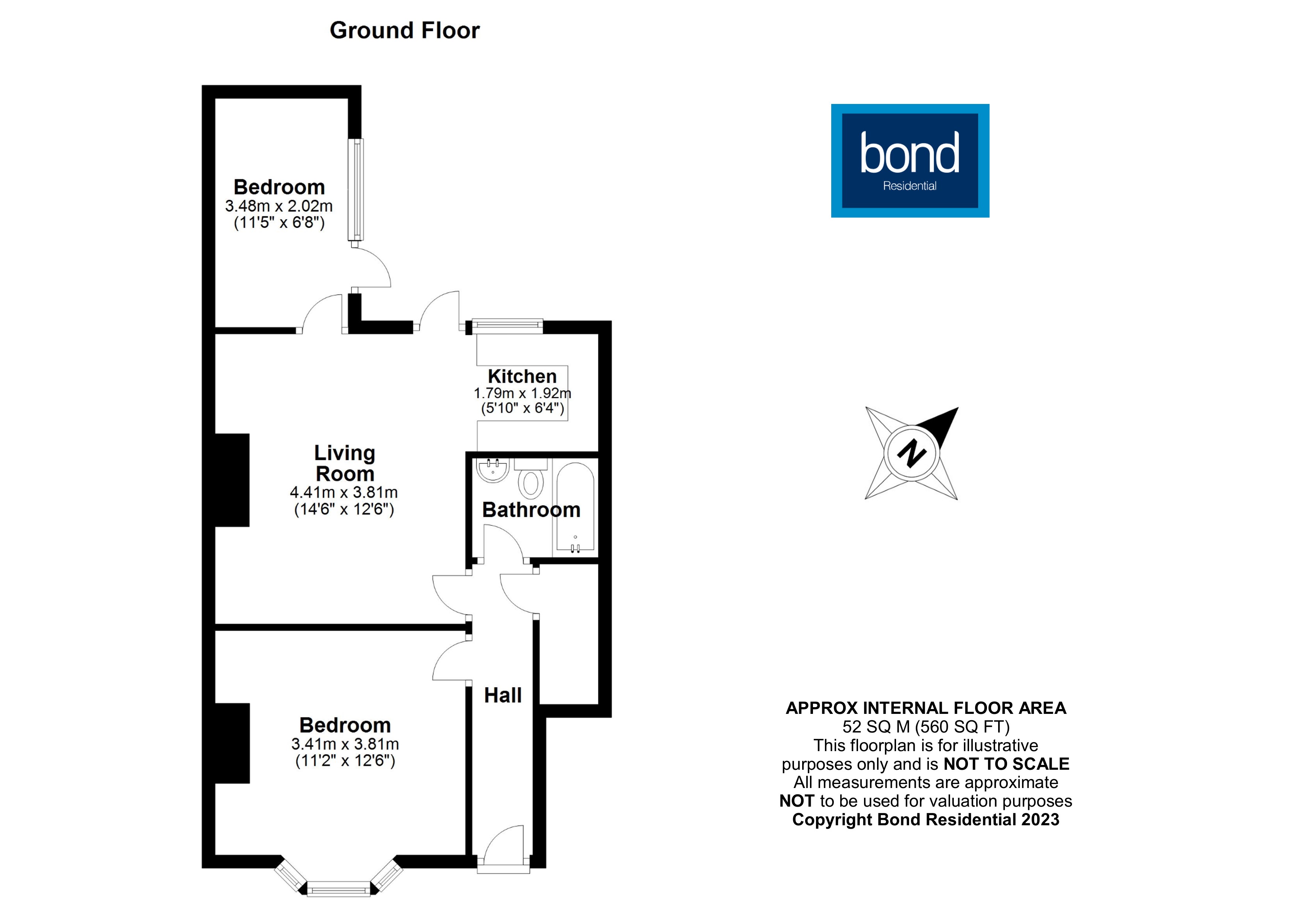 Floorplan for Upper Bridge Road, Chelmsford, Essex