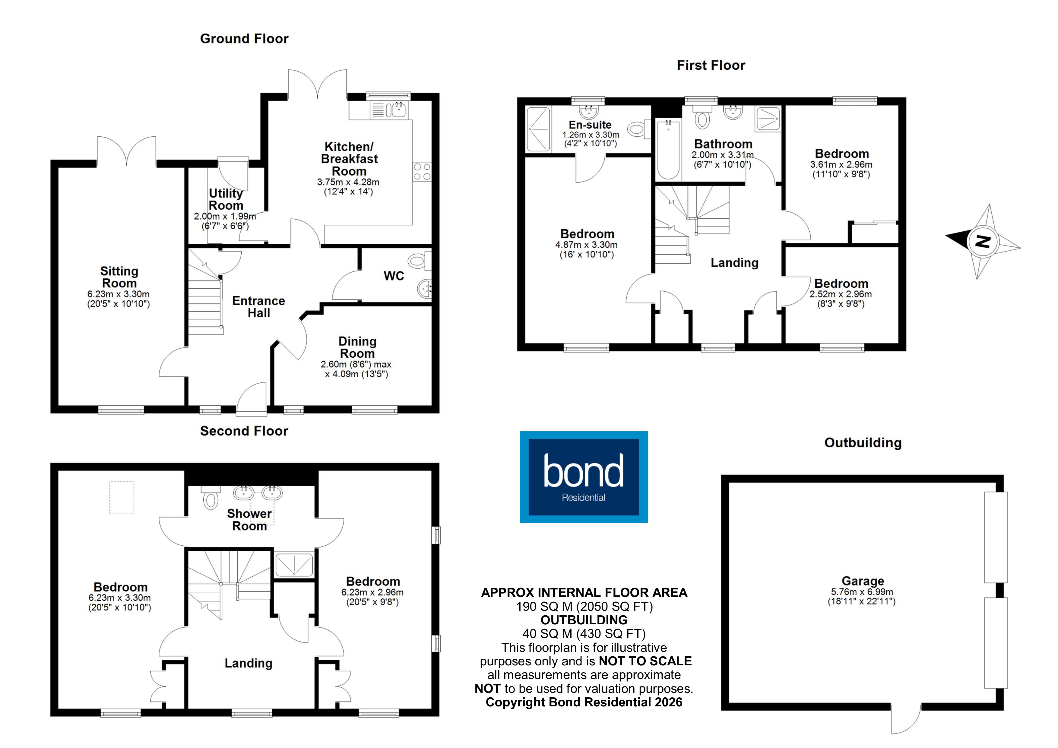 Floorplan for Oat Leys, Chelmsford, Essex